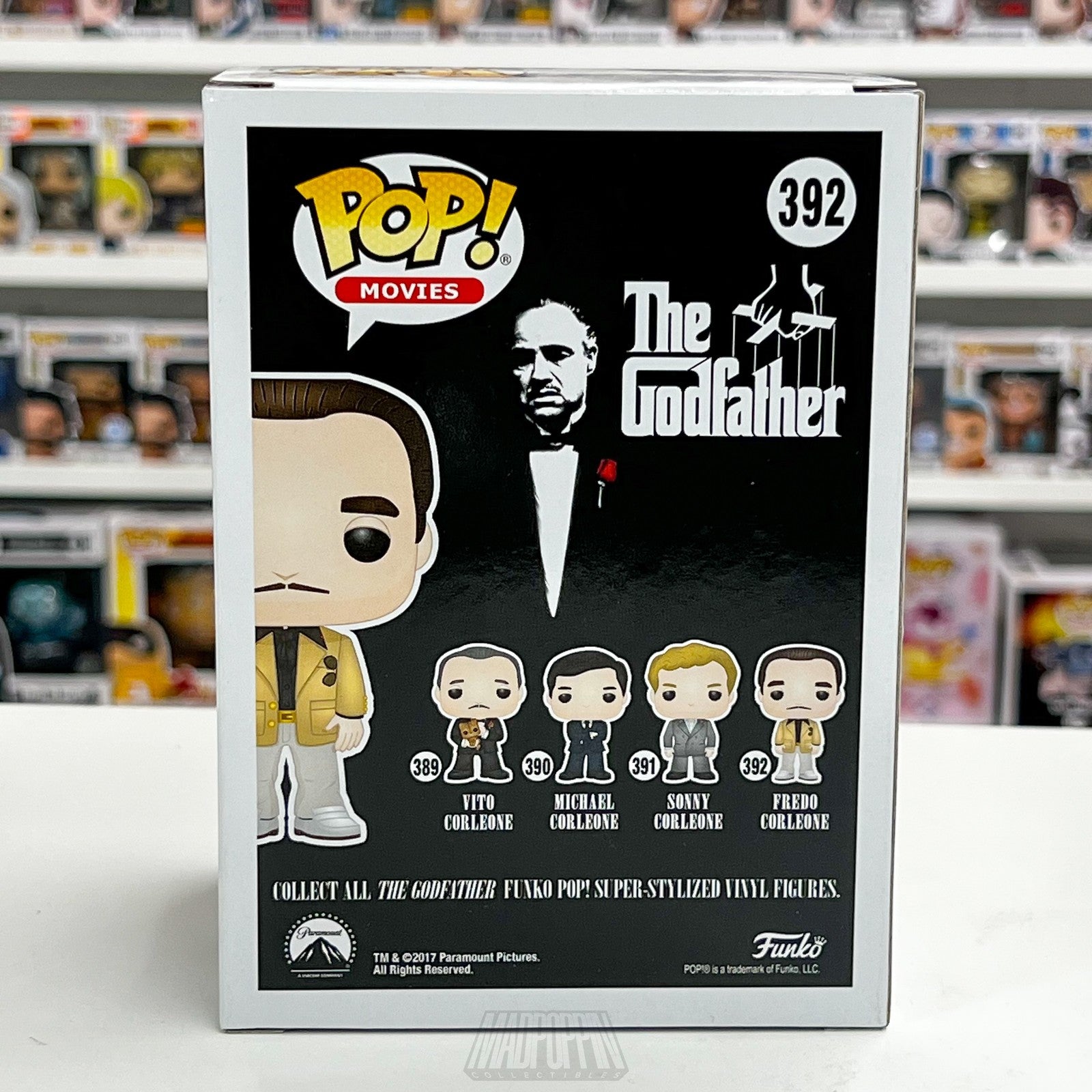 Funko Pop Fredo Corleone The Godfather 392 Vinyl Figure New Sealed Collectible