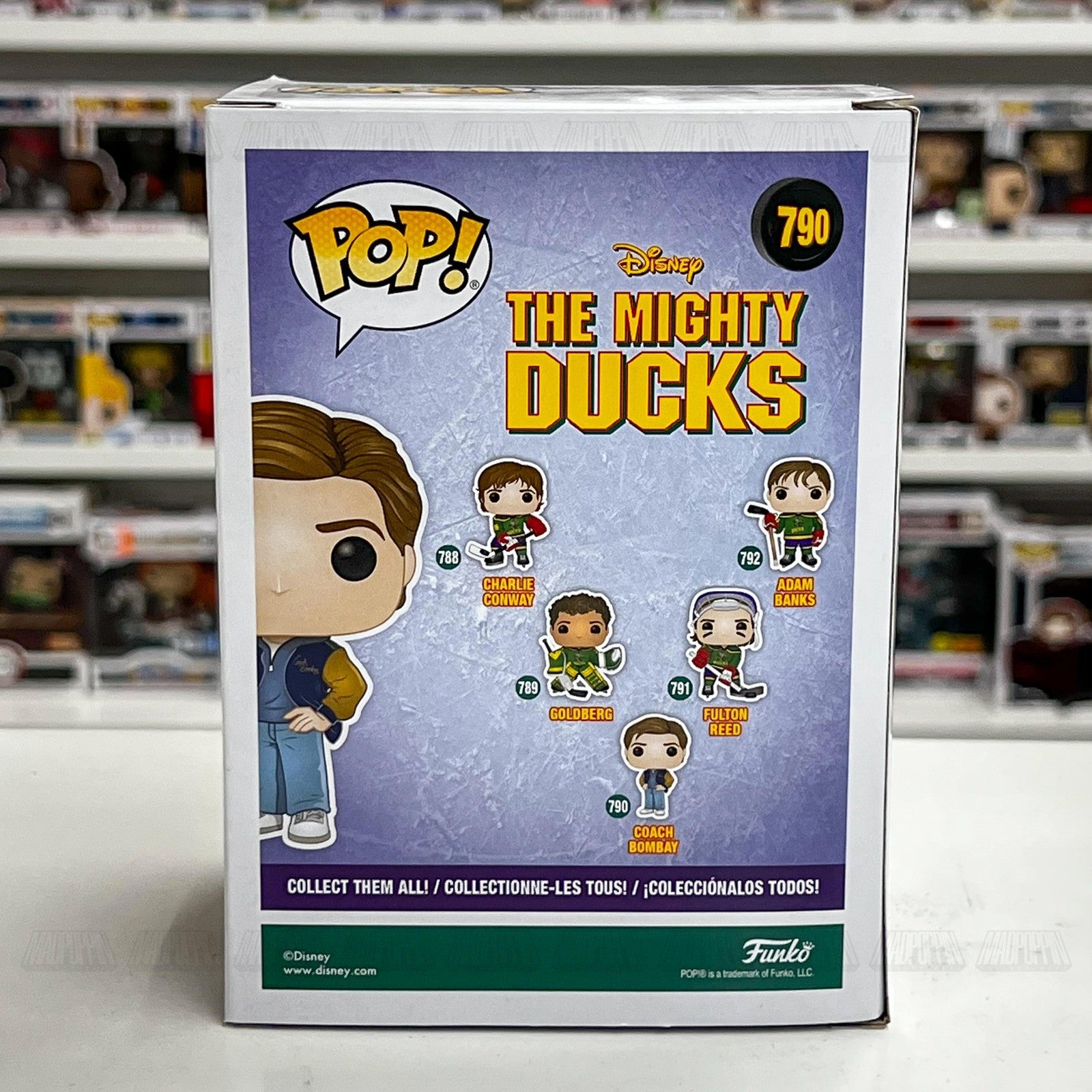 Funko Pop 790 Coach Bombay The Mighty Ducks Vinyl Figure Disney Movies TV