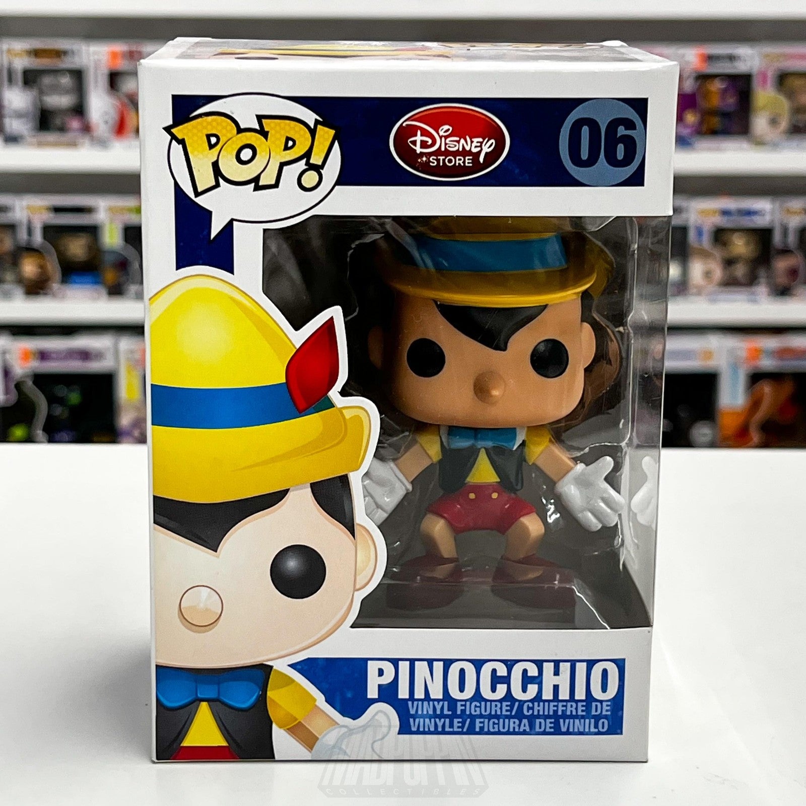 Funko Pop Disney Store Logo Pinocchio 06 Series 1 Vinyl Figure Boxed Collectible0