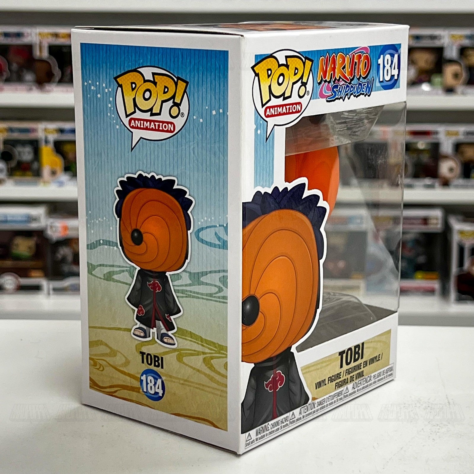 Funko Pop! Animation Naruto Shippuden Tobi #184 Vinyl Figure with Box Anime