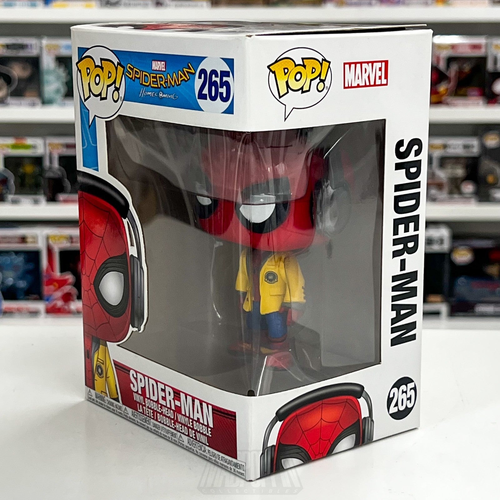 Funko Pop Marvel Spider-Man Homecoming Headphones 265 Peter Parker Vinyl Figure1