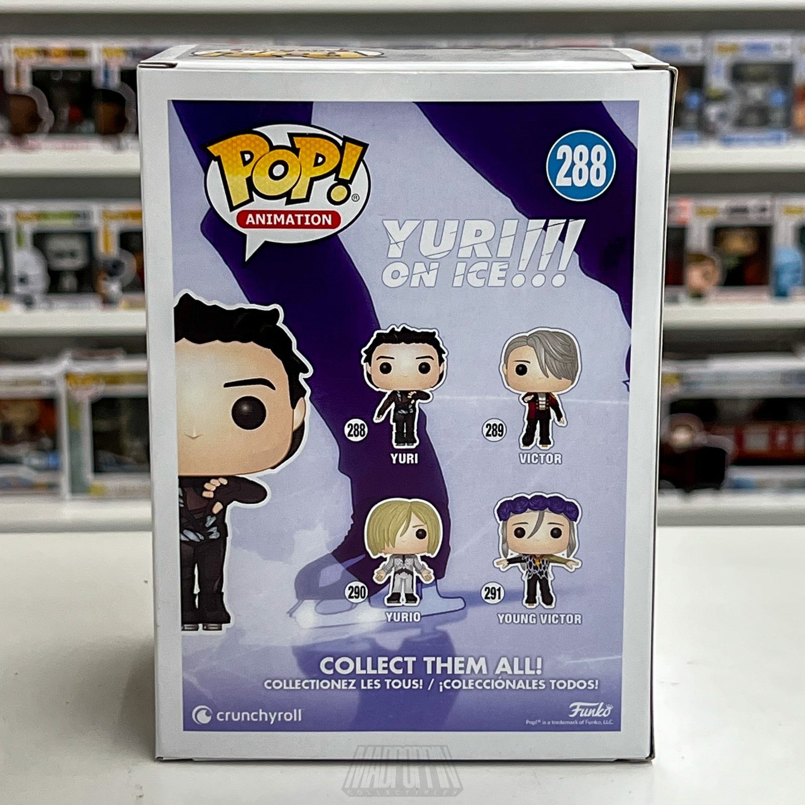Funko Pop Anime Yuri On Ice 288 Vaulted Japanese Manga Figure Skating Animation