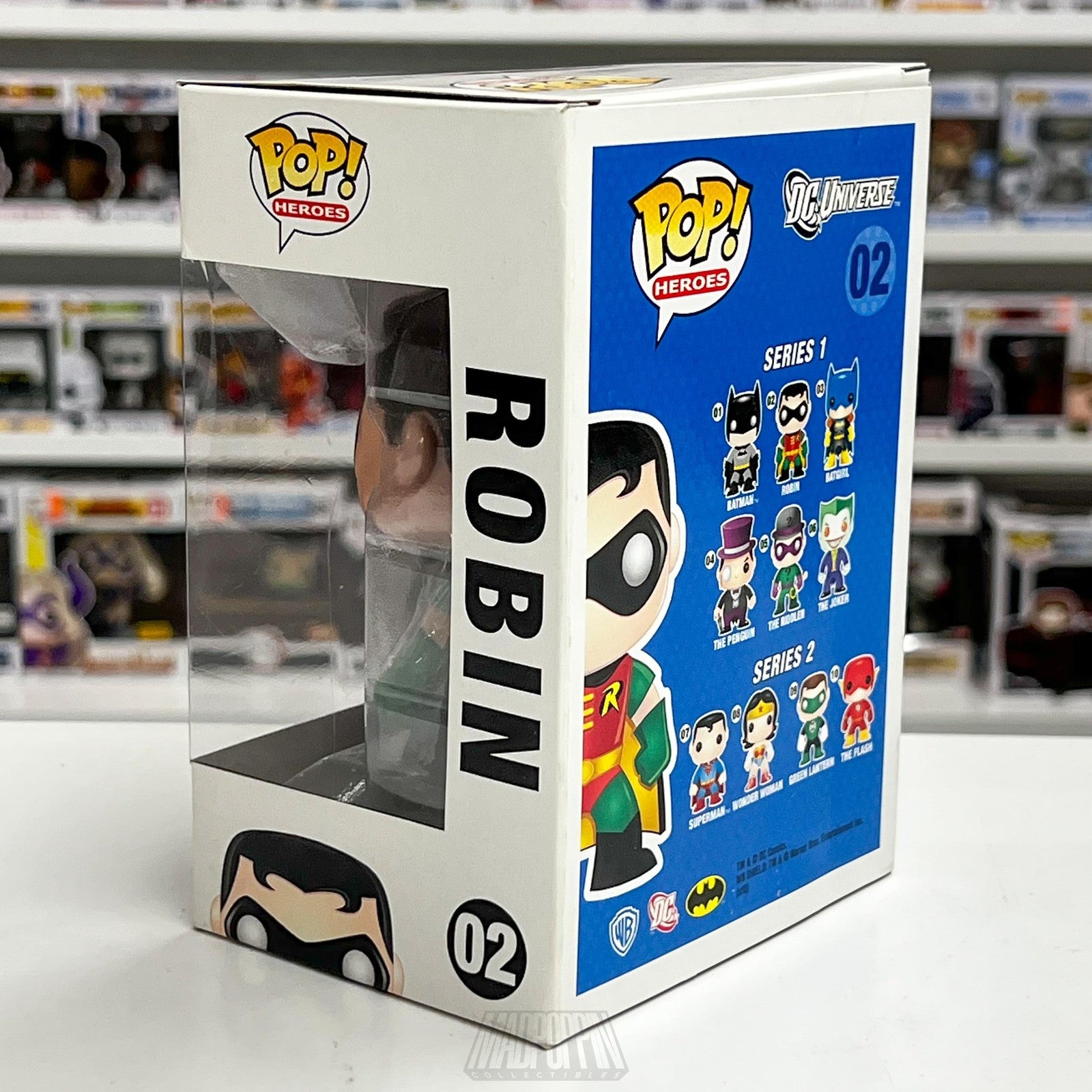 Funko Pop Heroes Robin 02 DC Universe Vaulted Vinyl Figure New In Box