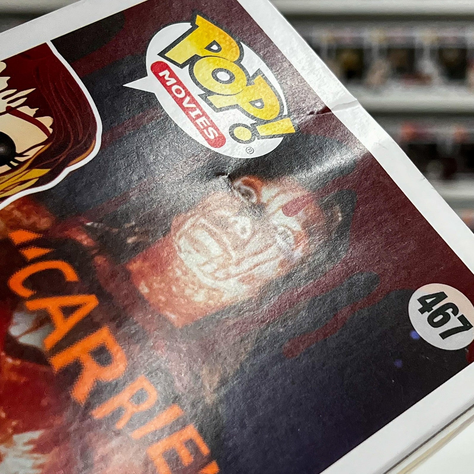 Funko Pop Movies Carrie 467 Vinyl Figure 2017 Horror NIB MGM Bloody Collectible