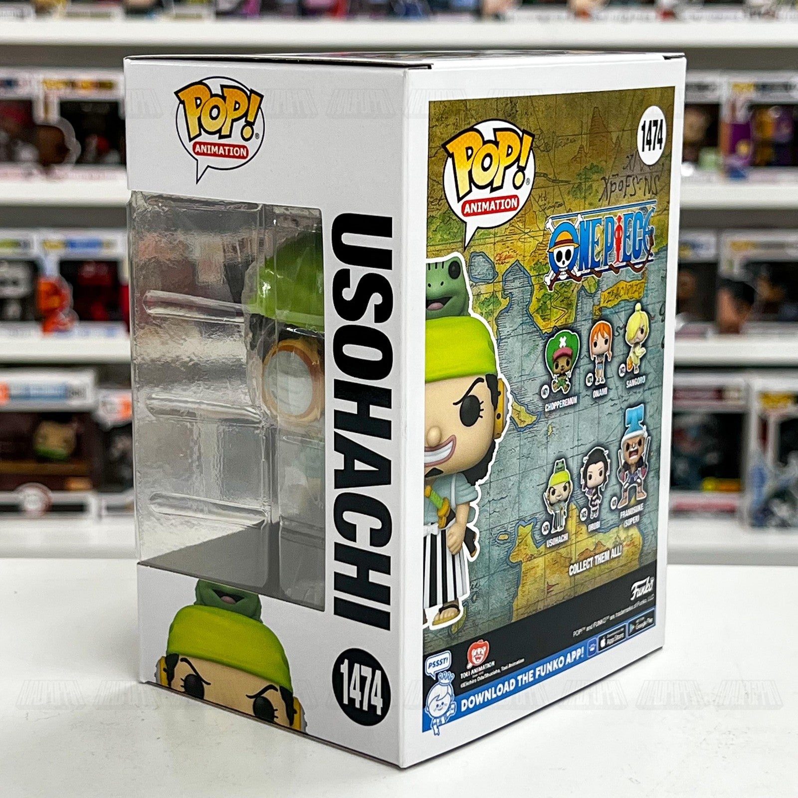 Funko Pop! Animation One Piece Usohachi #1474 Vinyl Figure New in Box Wano Arc