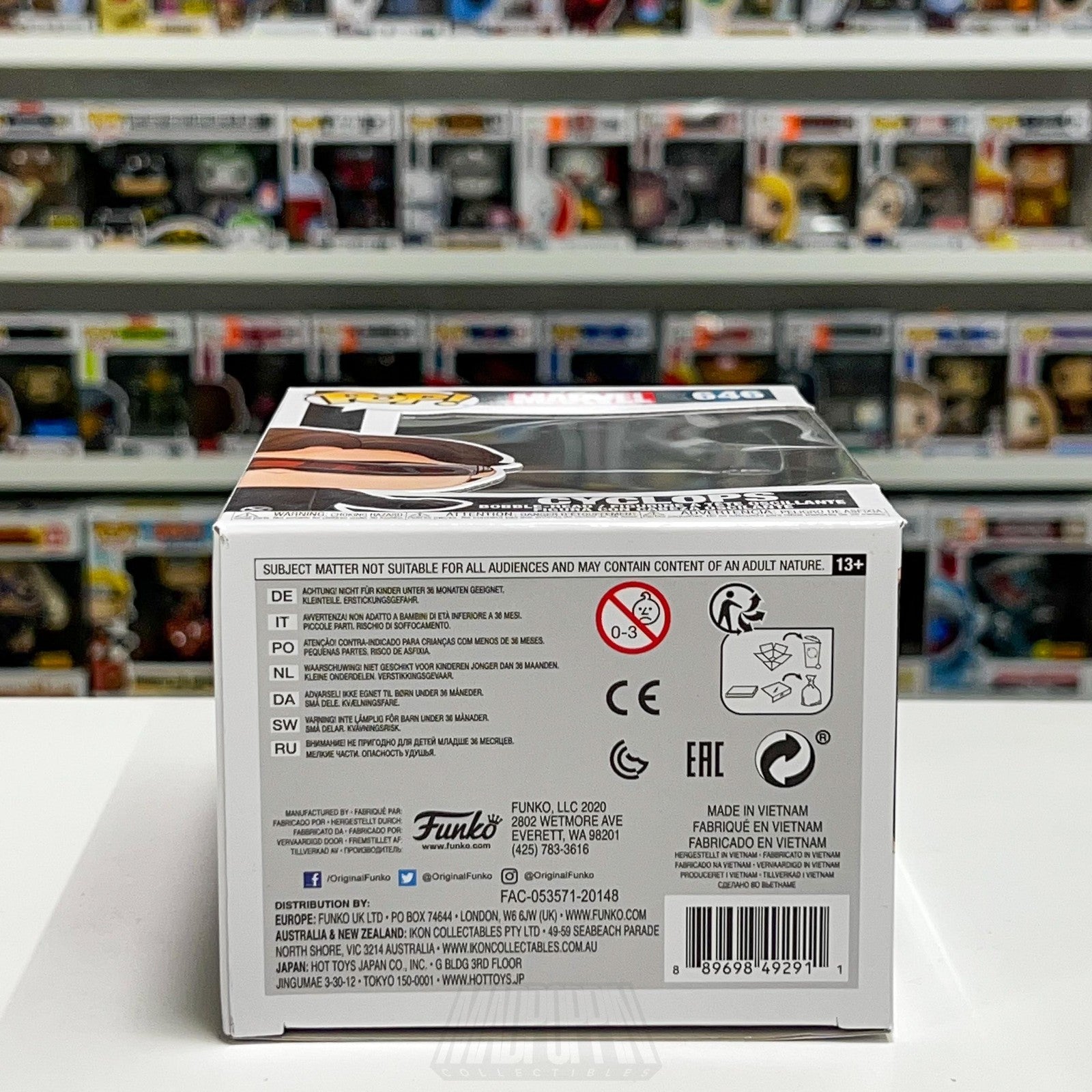 Funko Pop Marvel Cyclops 646 X-Men The Last Stand Mutant BobbleHead Figure Toy