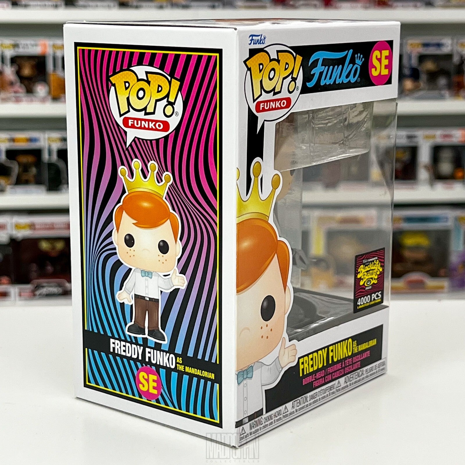 Funko Pop Fundays Blacklight Battle Freddy as Mandalorian Limited 4000 Pcs SE