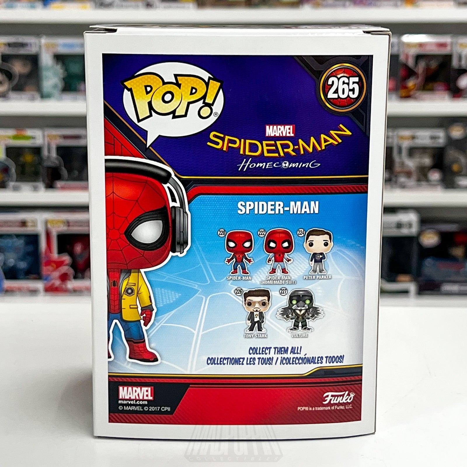 Funko Pop Marvel Spider-Man Homecoming Headphones 265 Peter Parker Vinyl Figure3