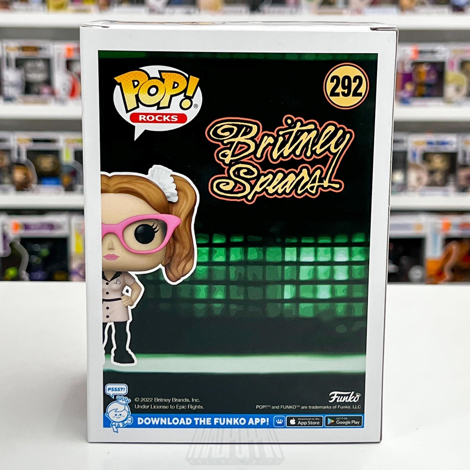 Funko Pop Rocks Britney Spears 292 Fall 2022 Convention Limited Edition Vinyl3
