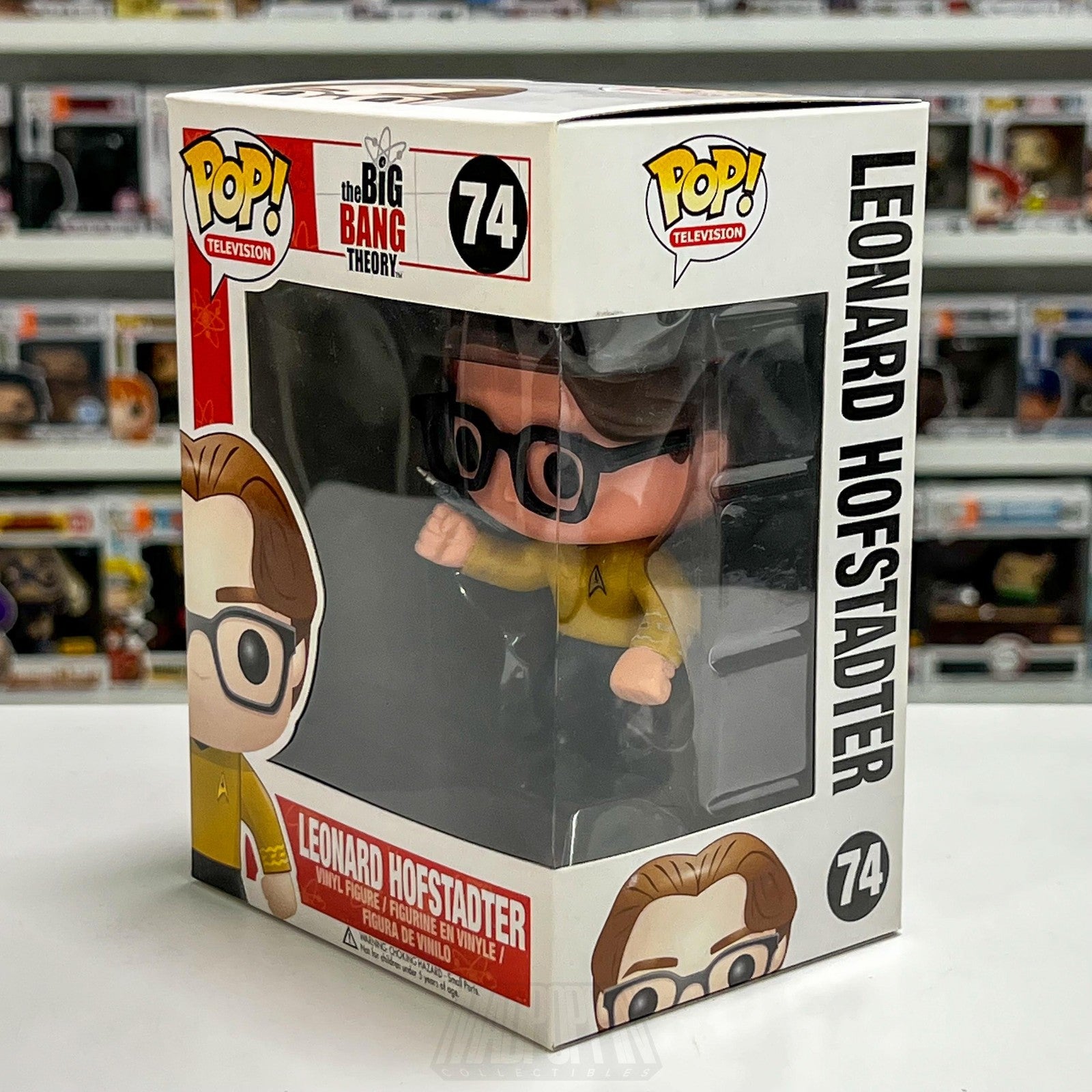 Funko Pop The Big Bang Theory TBBT Leonard Hofstadter 74 Star Trek TV Figure Toy