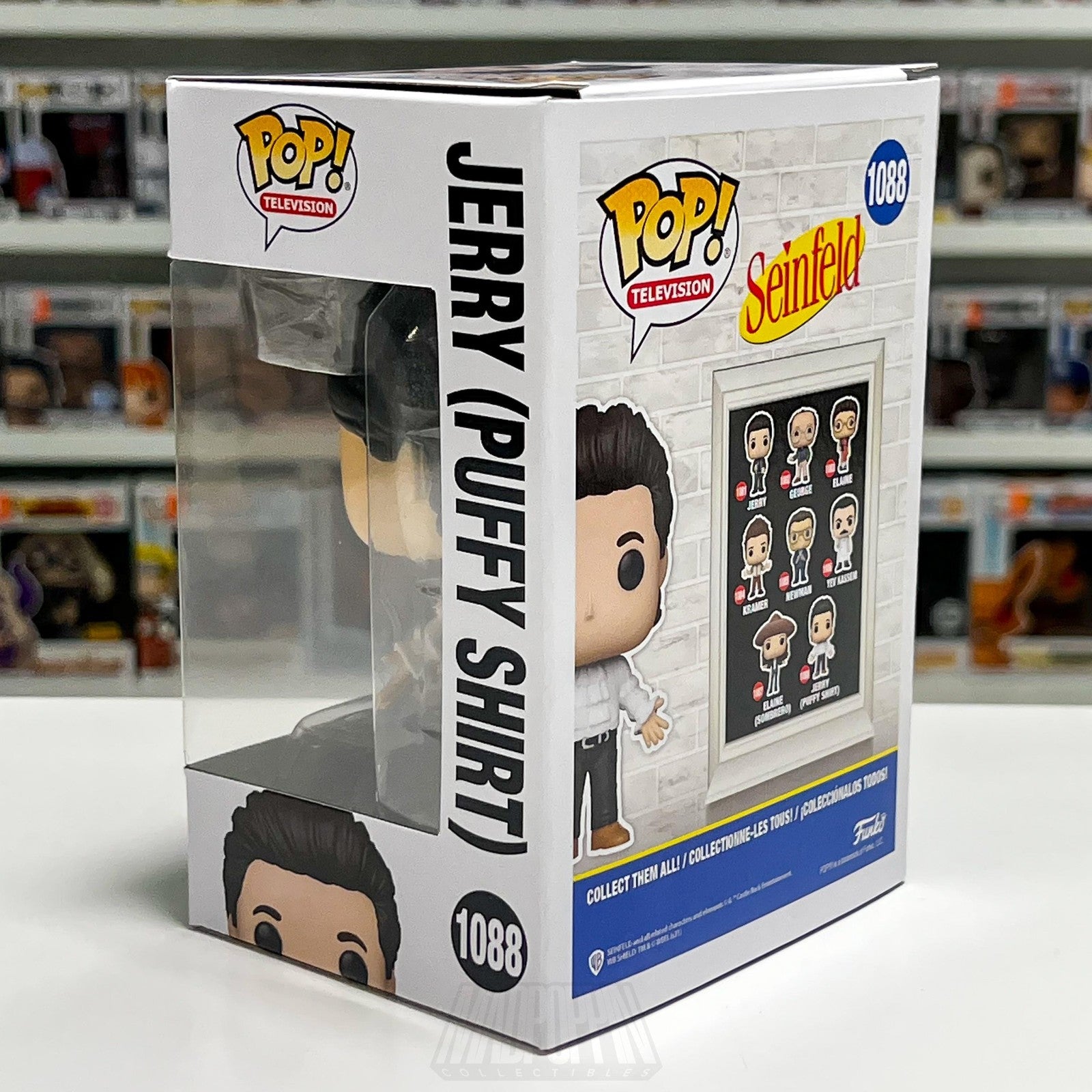 Funko Pop Television Seinfeld Jerry Puffy Shirt 1088 Figure Toy Comedy Sitcom