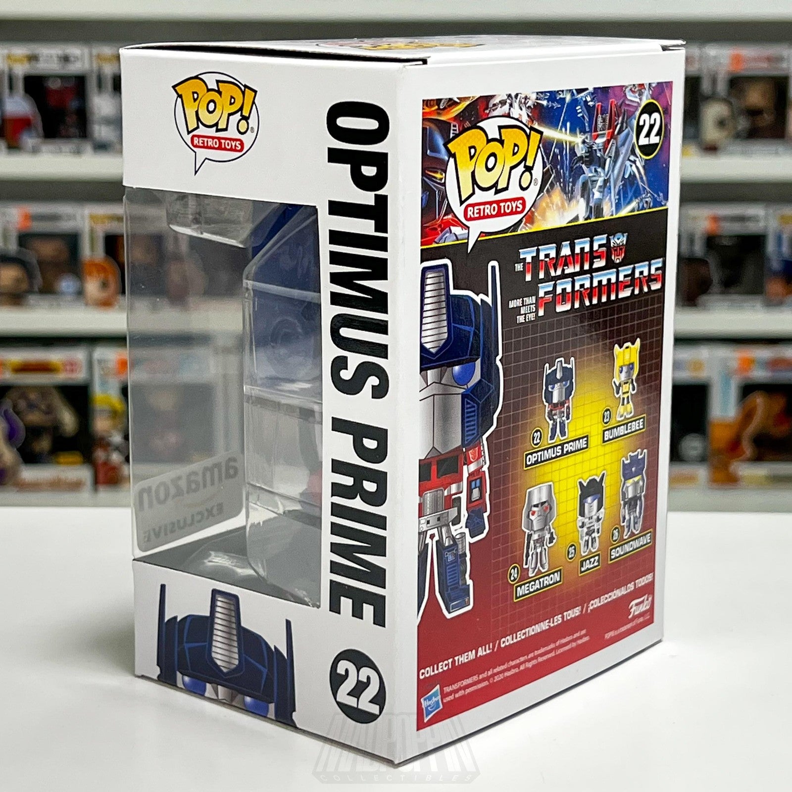 Funko Pop Retro Toys Transformers Optimus Prime 22 Amazon Autobot Animation MIB