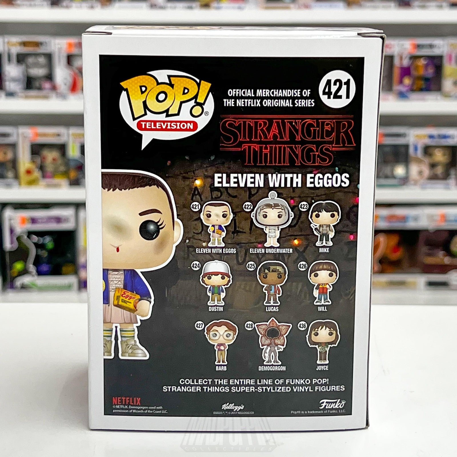 Funko Pop Television Stranger Things Eleven With Eggos 421 Vinyl Figure Horror3
