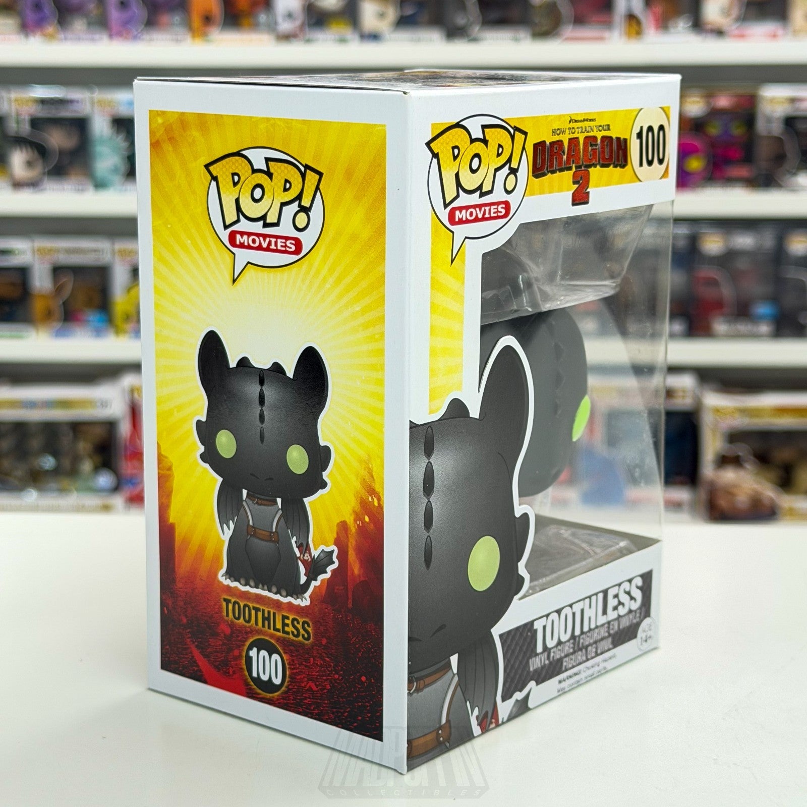Funko Pop Movies How To Train Your Dragon 2 Toothless 100 Fantasy Vinyl Figure5