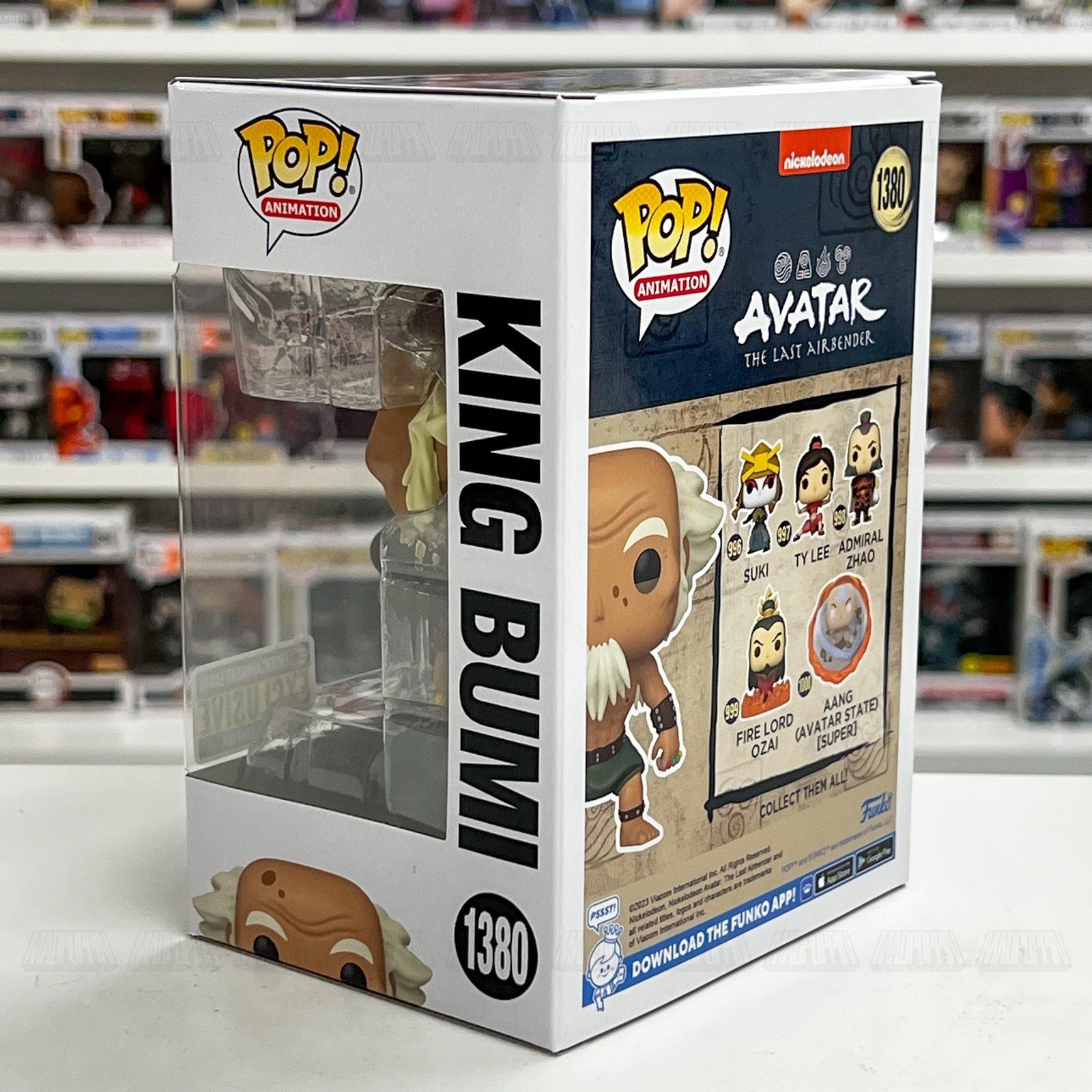 Funko Pop Avatar The Last Airbender King Bumi #1380 EE Exclusive Vinyl Figure