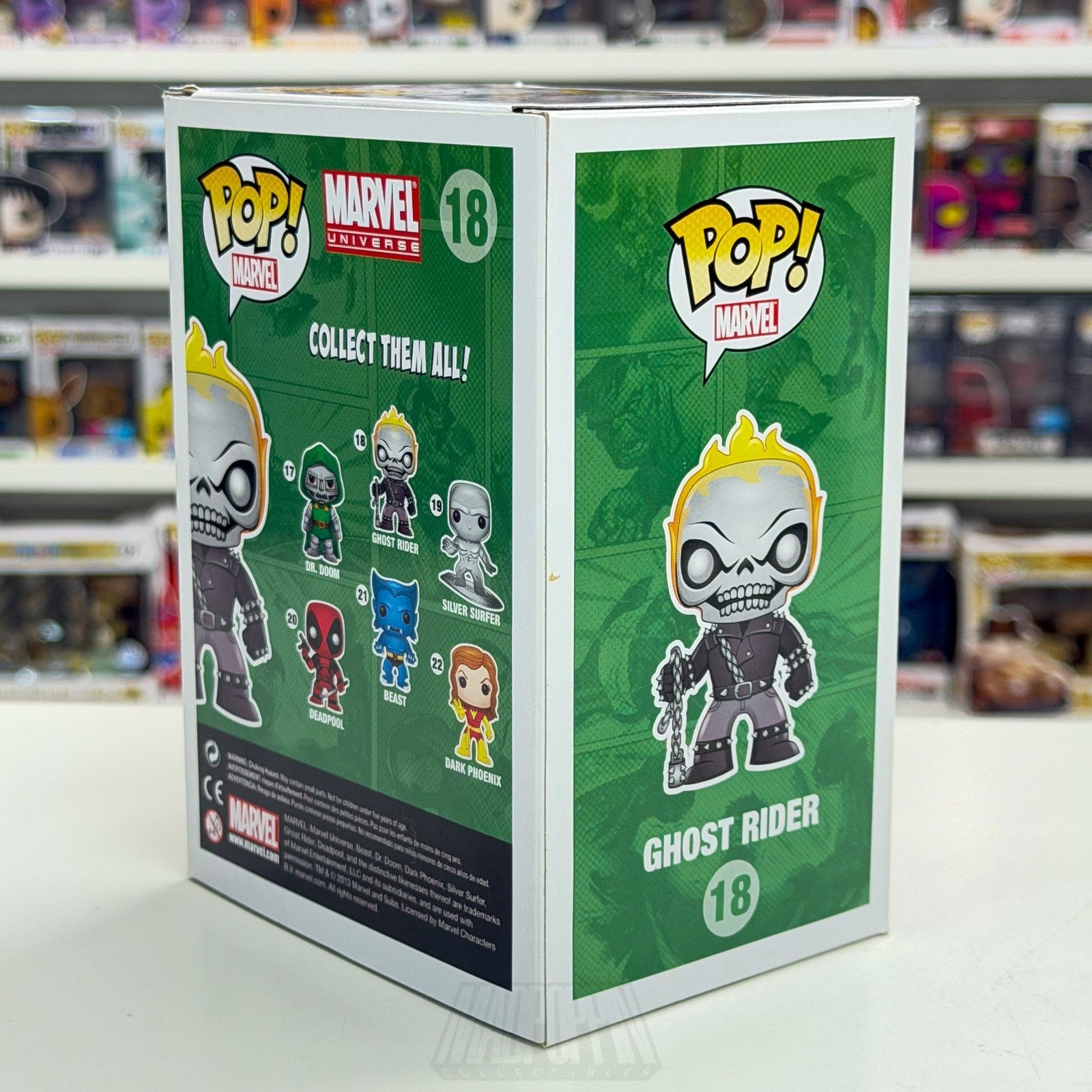 Funko Pop Marvel Universe Ghost Rider 18 Supernatural Antihero Toy Vinyl Figure4