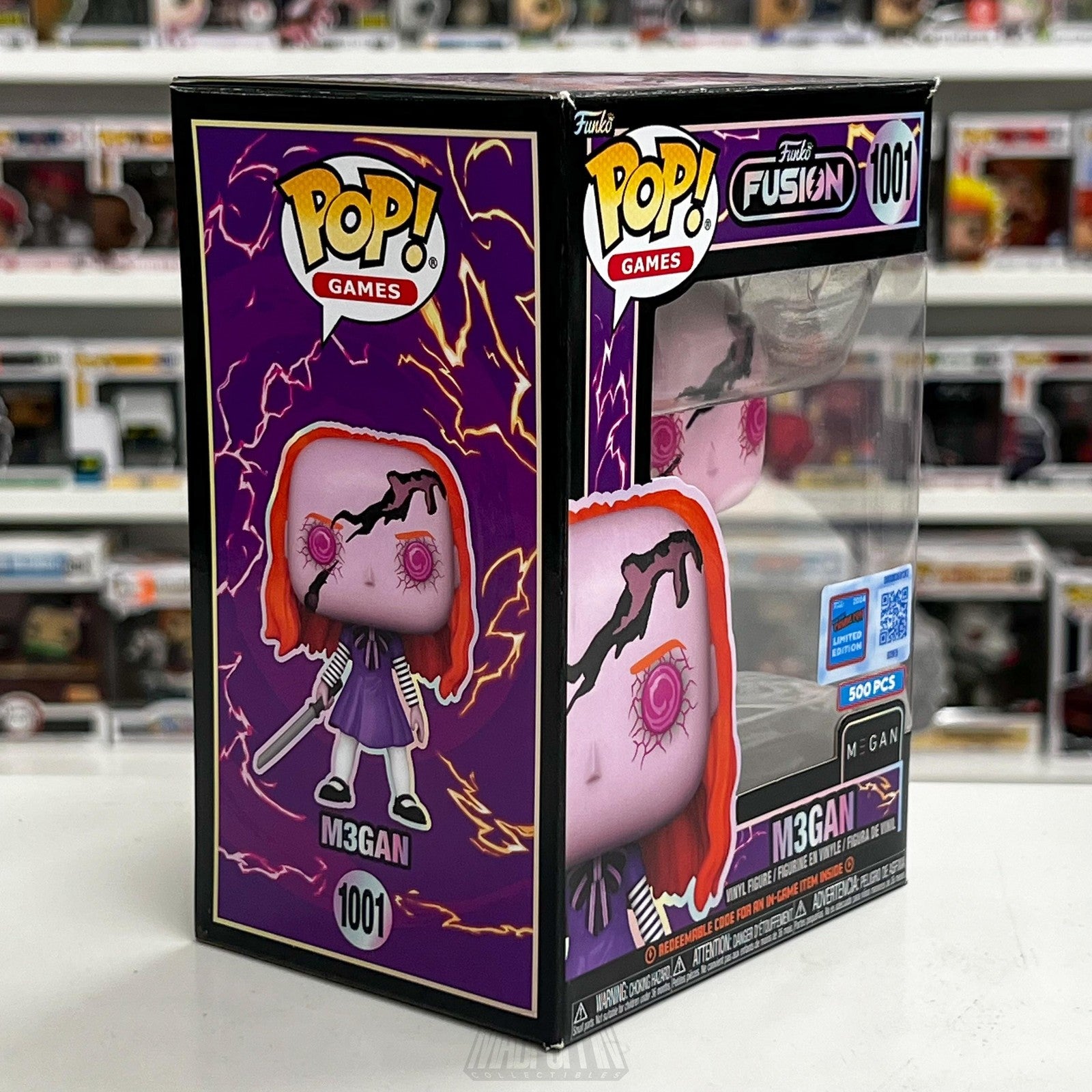 Funko Pop Games Fusion M3GAN 1001 SDCC 2024 Limited Edition 500 PCS Vinyl Figure