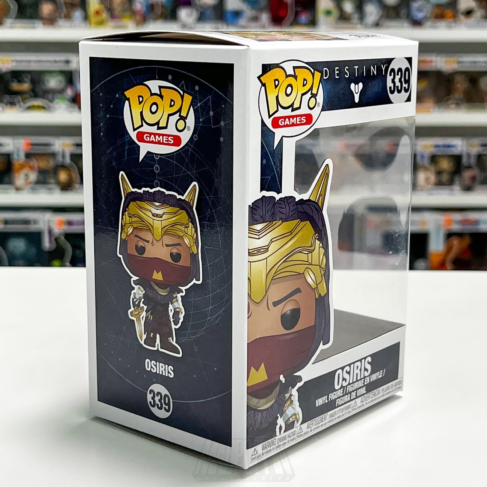 Funko Pop Games Destiny Osiris 339 BOX ONLY NO FIGURE NO INSERT Mint Playstation5