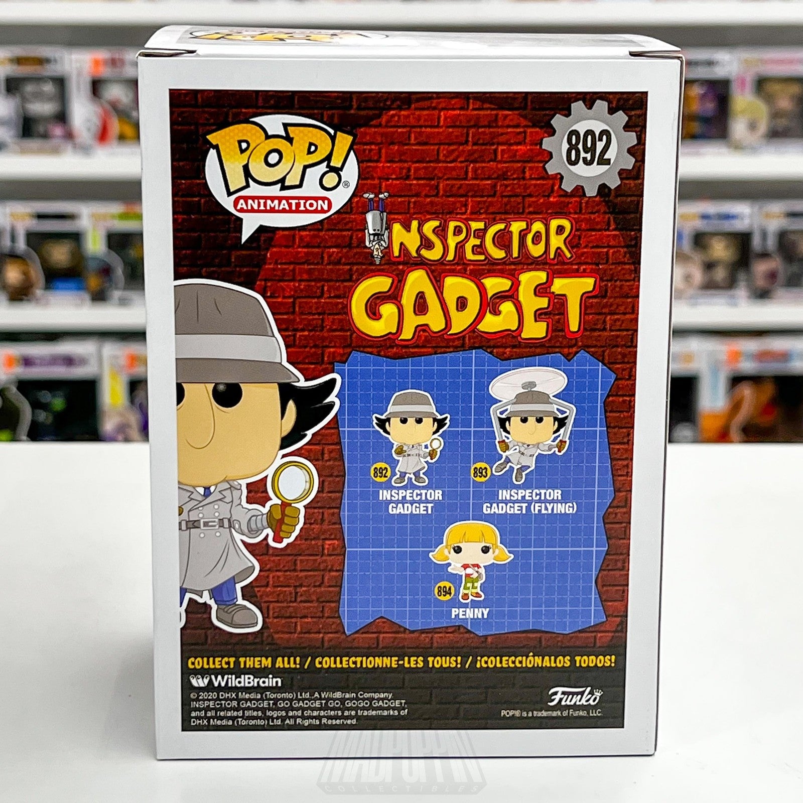 Funko Pop! Animation Inspector Gadget 892 Vinyl Figure Window Box 2020 Collector3