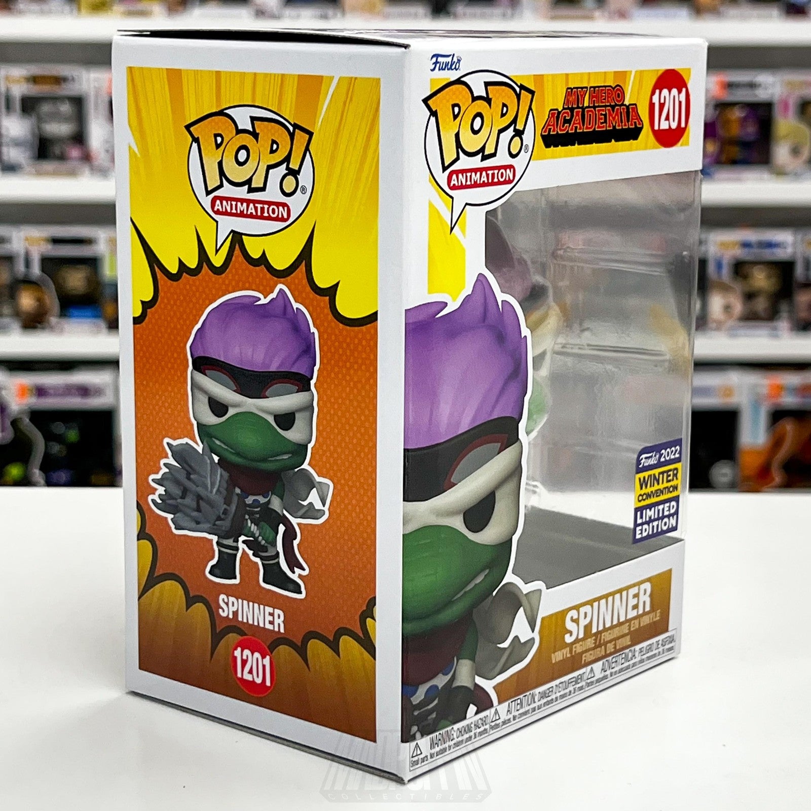 Funko Pop My Hero Academia Spinner 1201 Winter Convention 2022 Ltd Ed Vinyl5