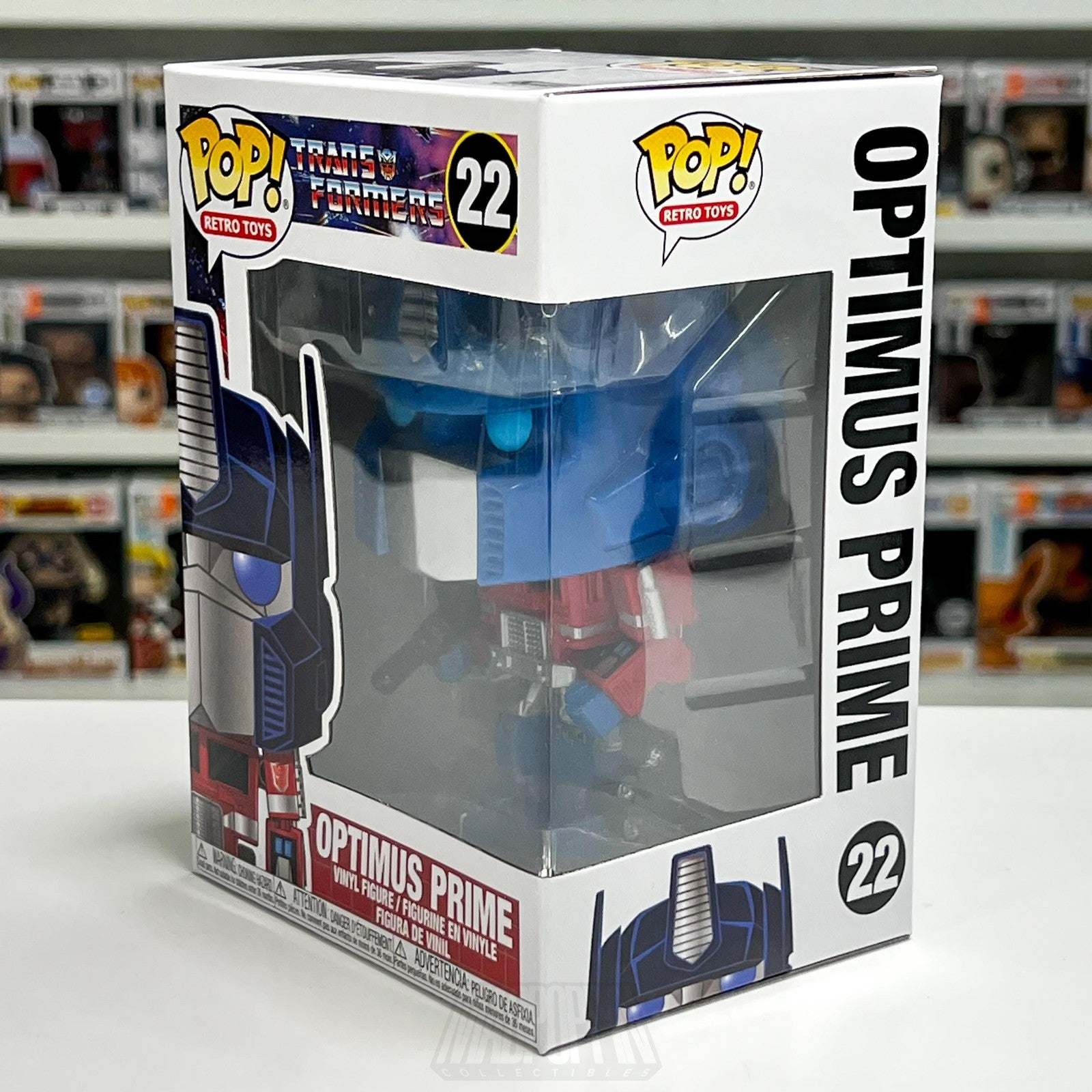 Funko Pop Retro Toys Transformers Optimus Prime #22 Vinyl Figure Vaulted Autobot