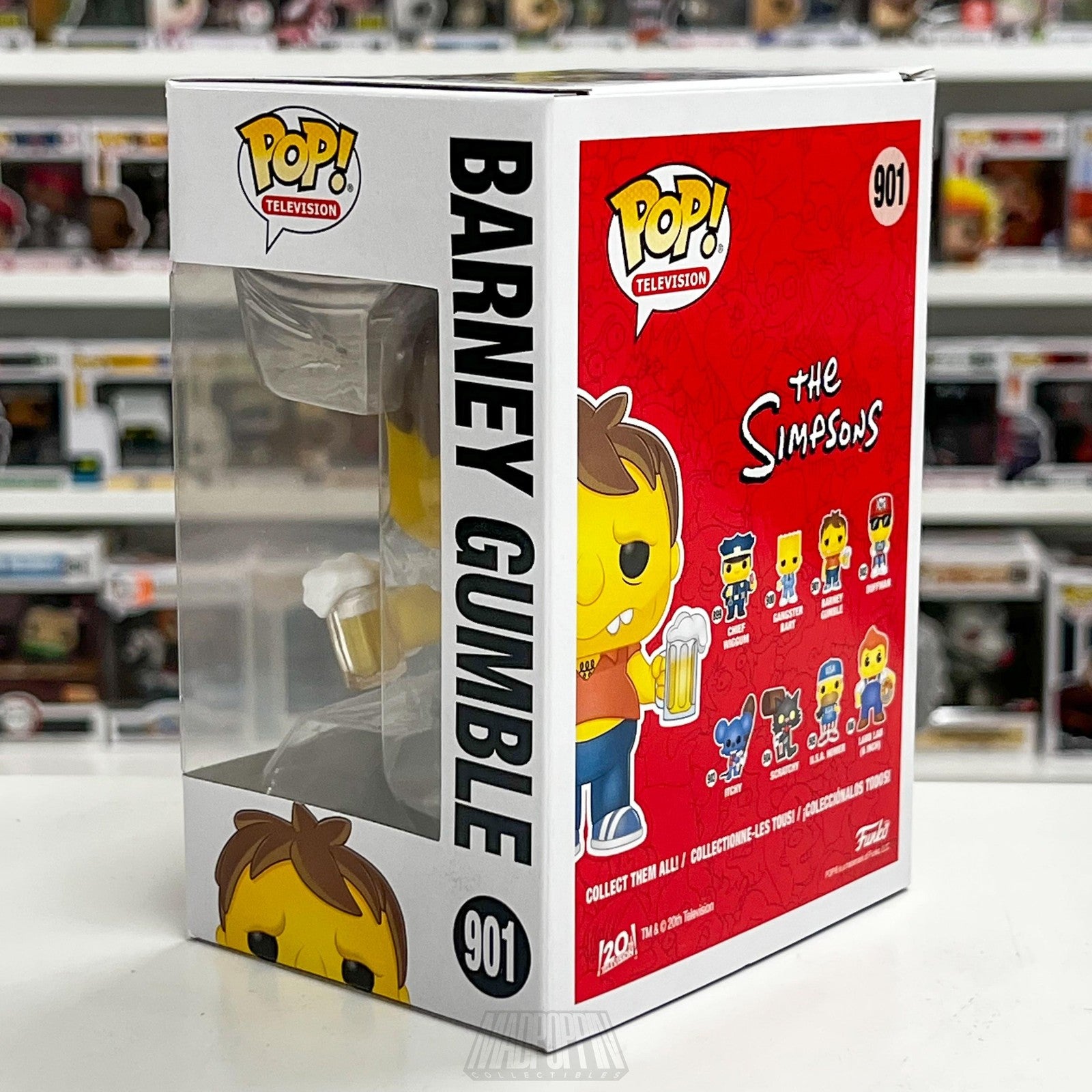Funko Pop TV The Simpsons Barney Gumble #901 Vinyl Figure New IN BOX Collectible