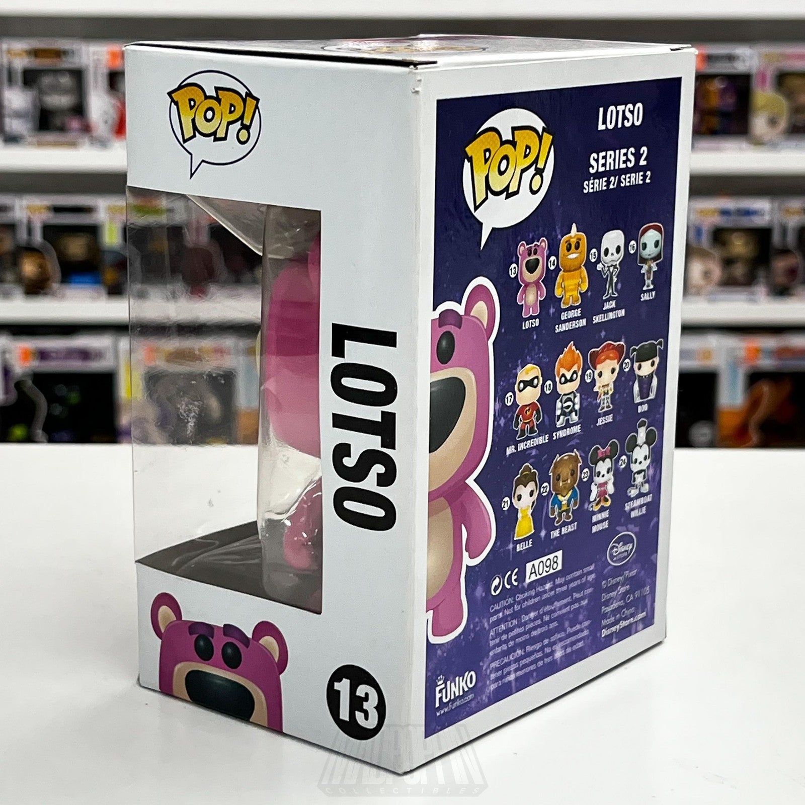 Funko Pop Disney Store Lotso #13 Toy Story Vinyl Figure Series 2 In Box Pixar2
