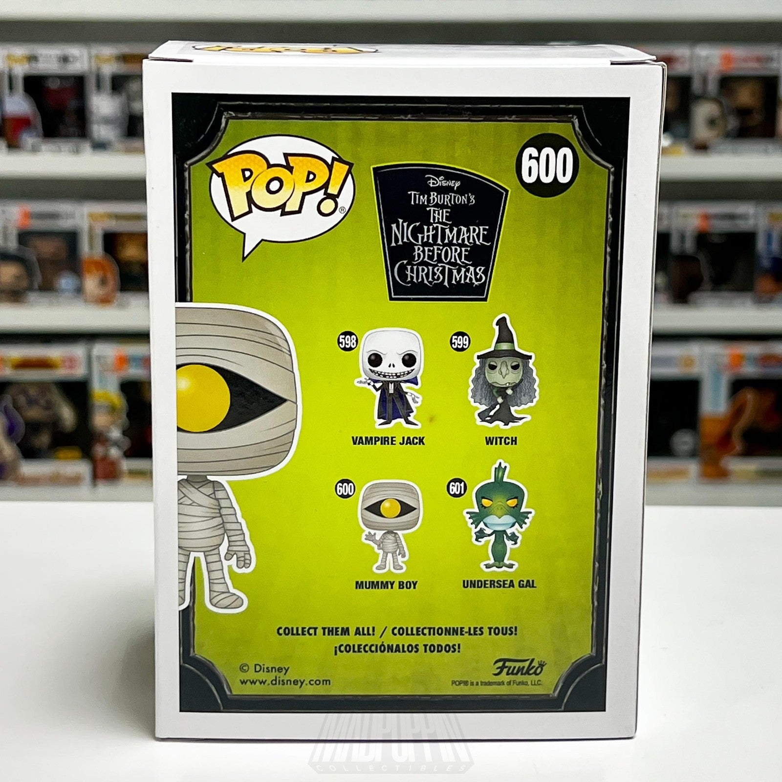 Funko Pop Disney The Nightmare Before Christmas Mummy Boy 600 Vinyl Figure Toy