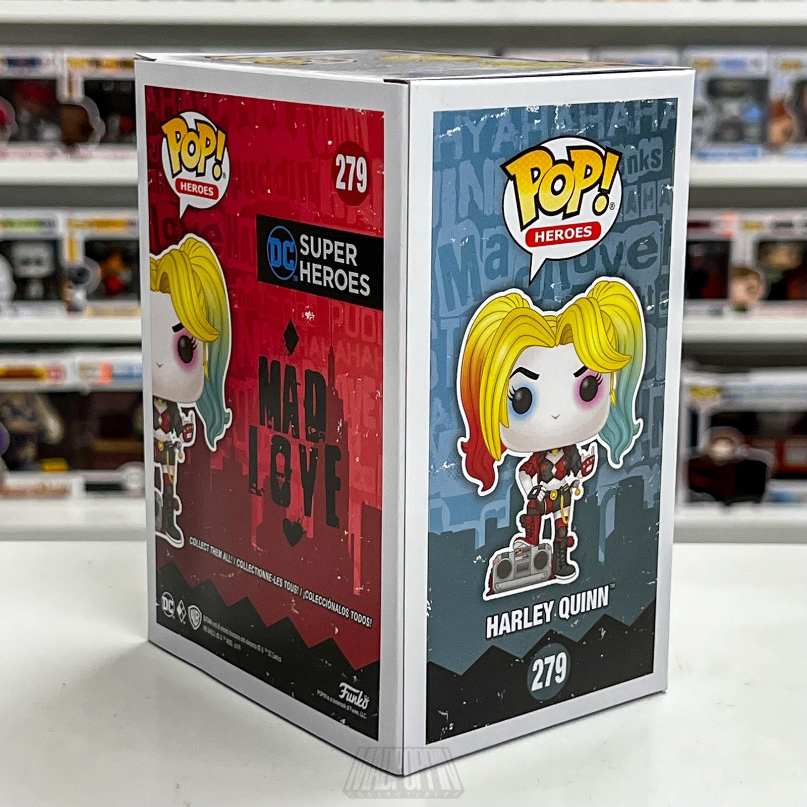 Funko Pop Harley Quinn PX Previews Exclusive DC Super Heroes 279 Vinyl Figure