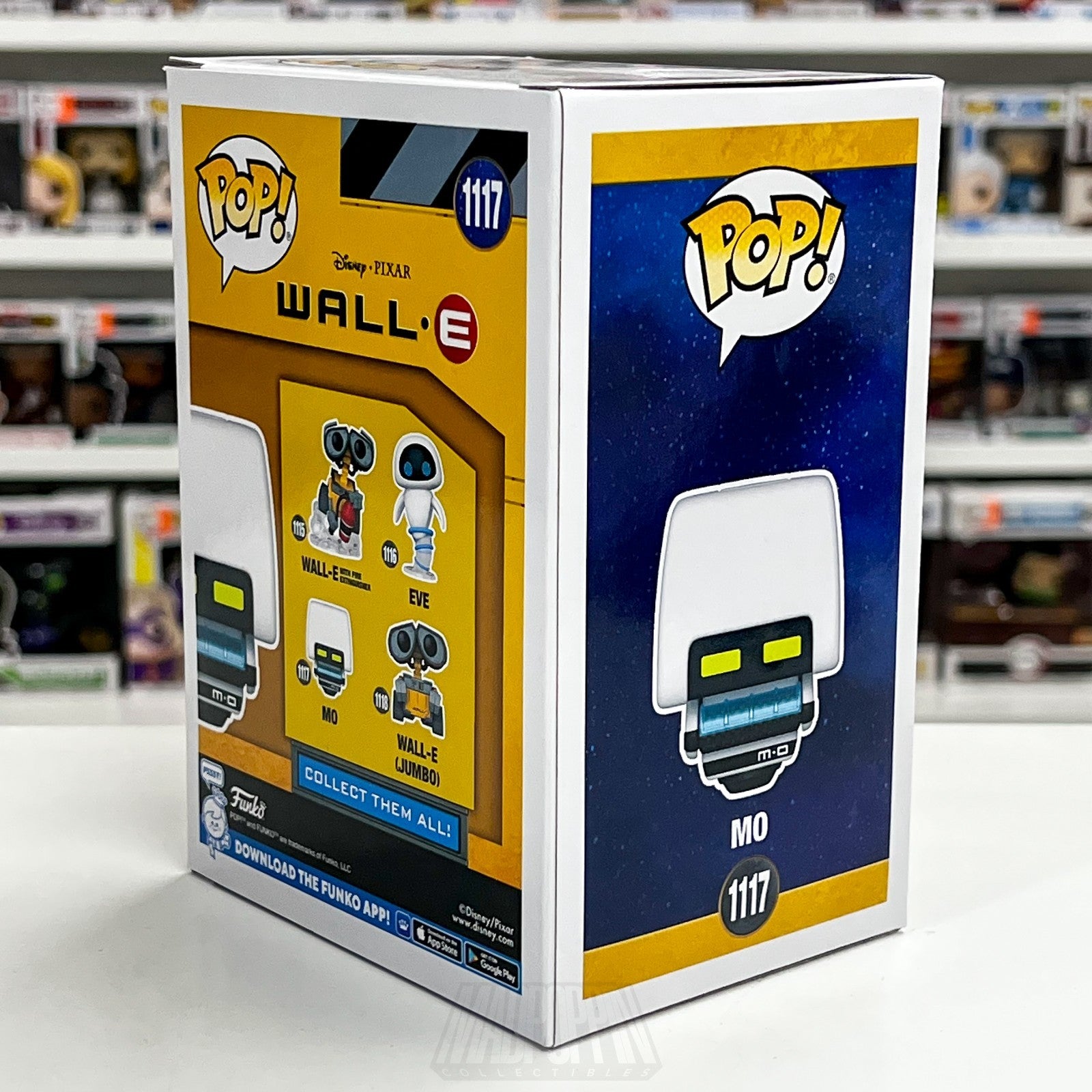 Funko Pop Disney Pixar Wall-E MO 1117 Vinyl Figure Microbe Obliterator Robot Toy4