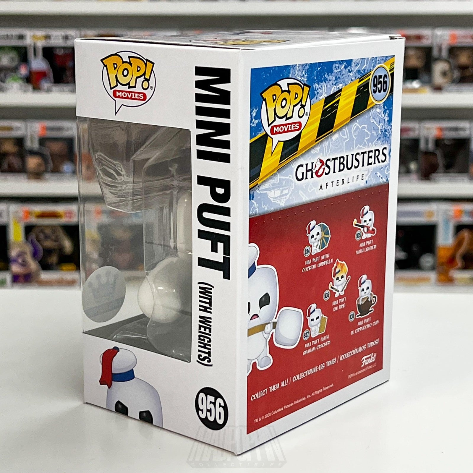 Funko Pop Ghostbusters Afterlife Mini Puft With Weights #956 Funko Exclusive Toy