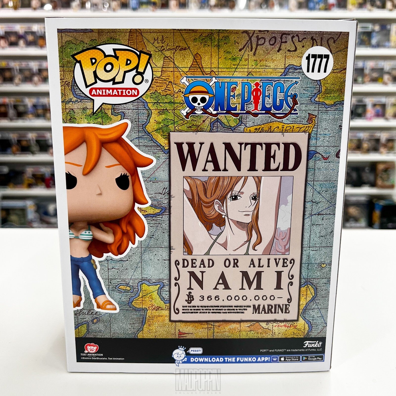 Funko Pop Anime One Piece Nami Wanted Poster Target Straw Hat Pirates 1777