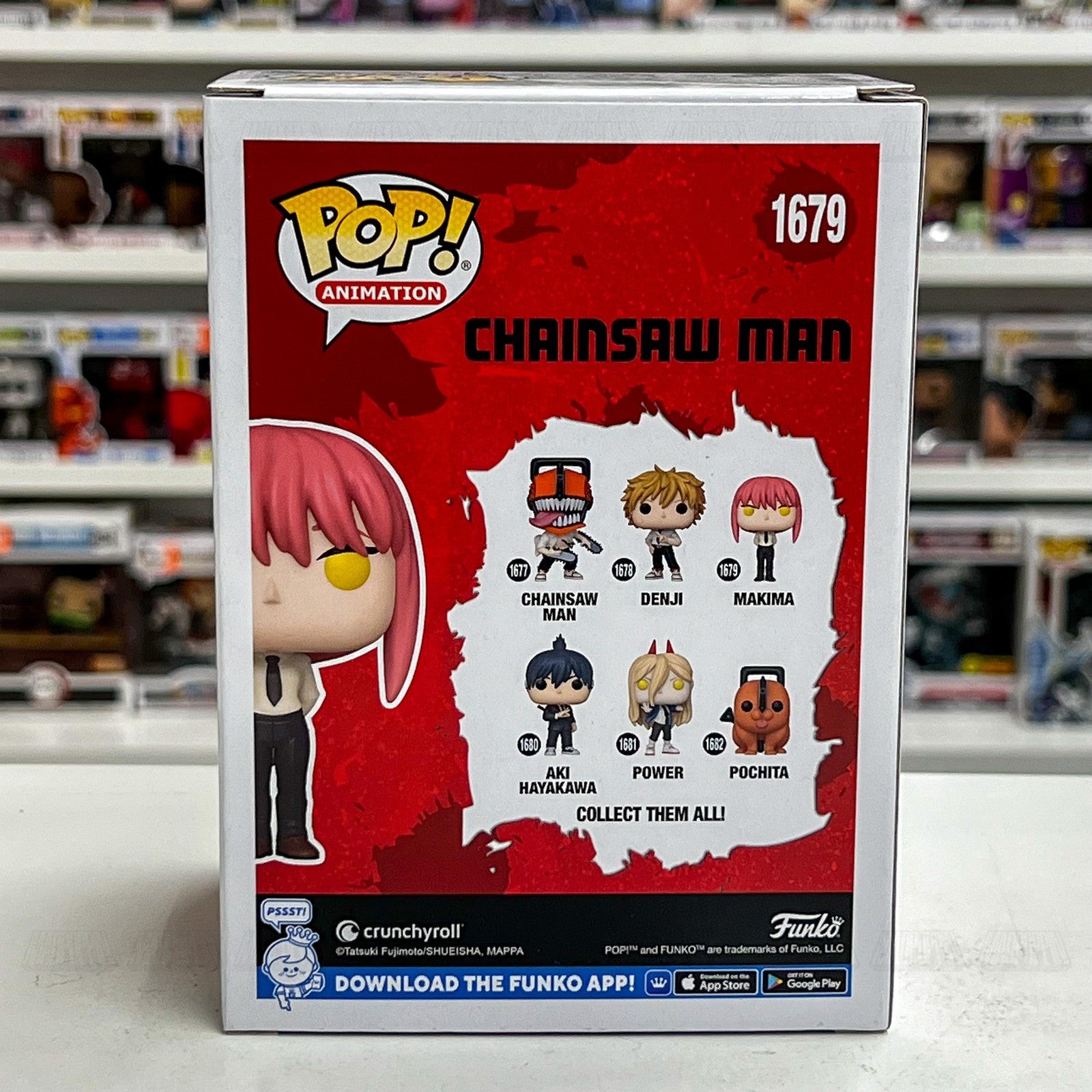Funko Pop! Animation Chainsaw Man Makima #1679 Vinyl Figure Anime New in Box