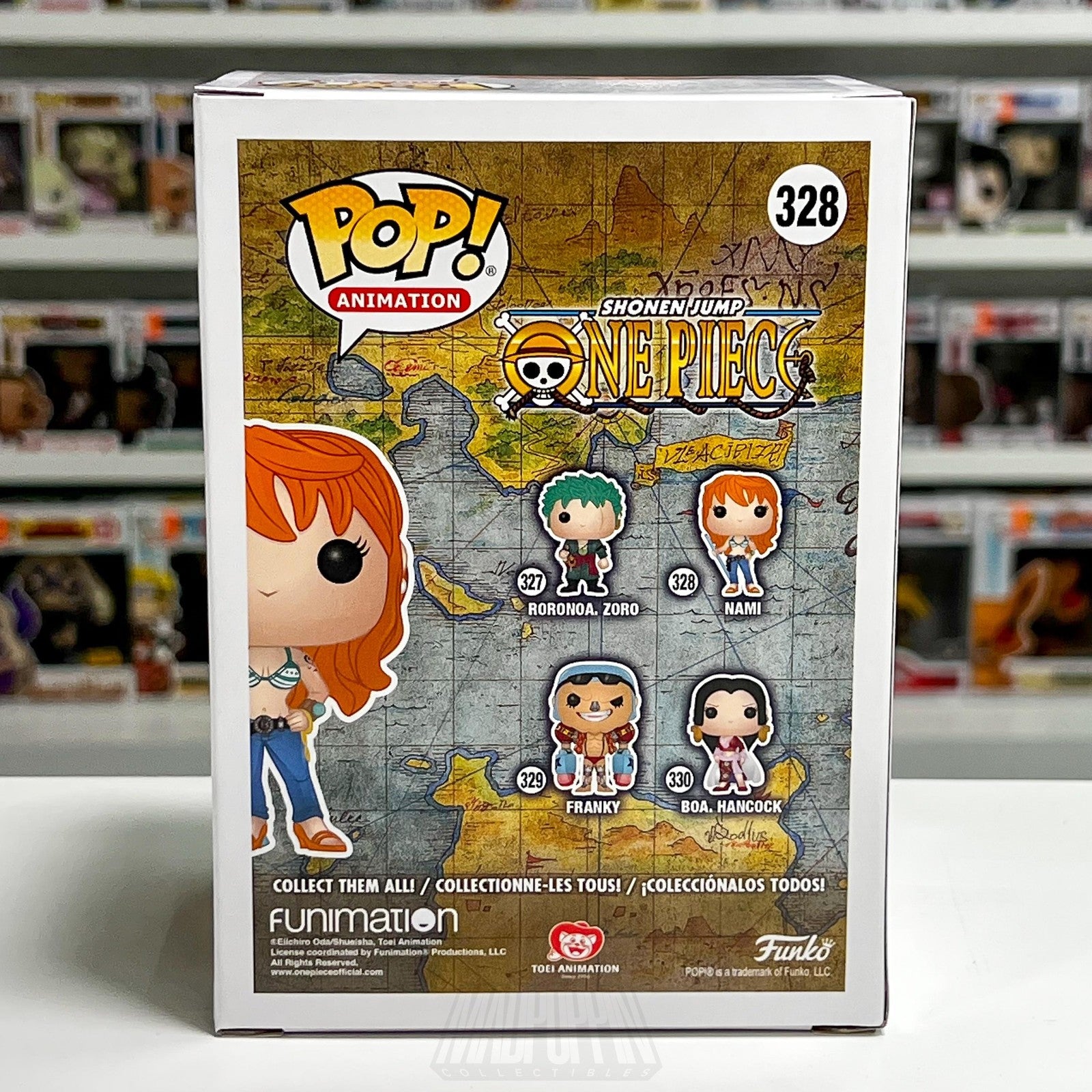 Funko Pop! Animation One Piece Nami #328 Vinyl Figure Anime Manga New in Box