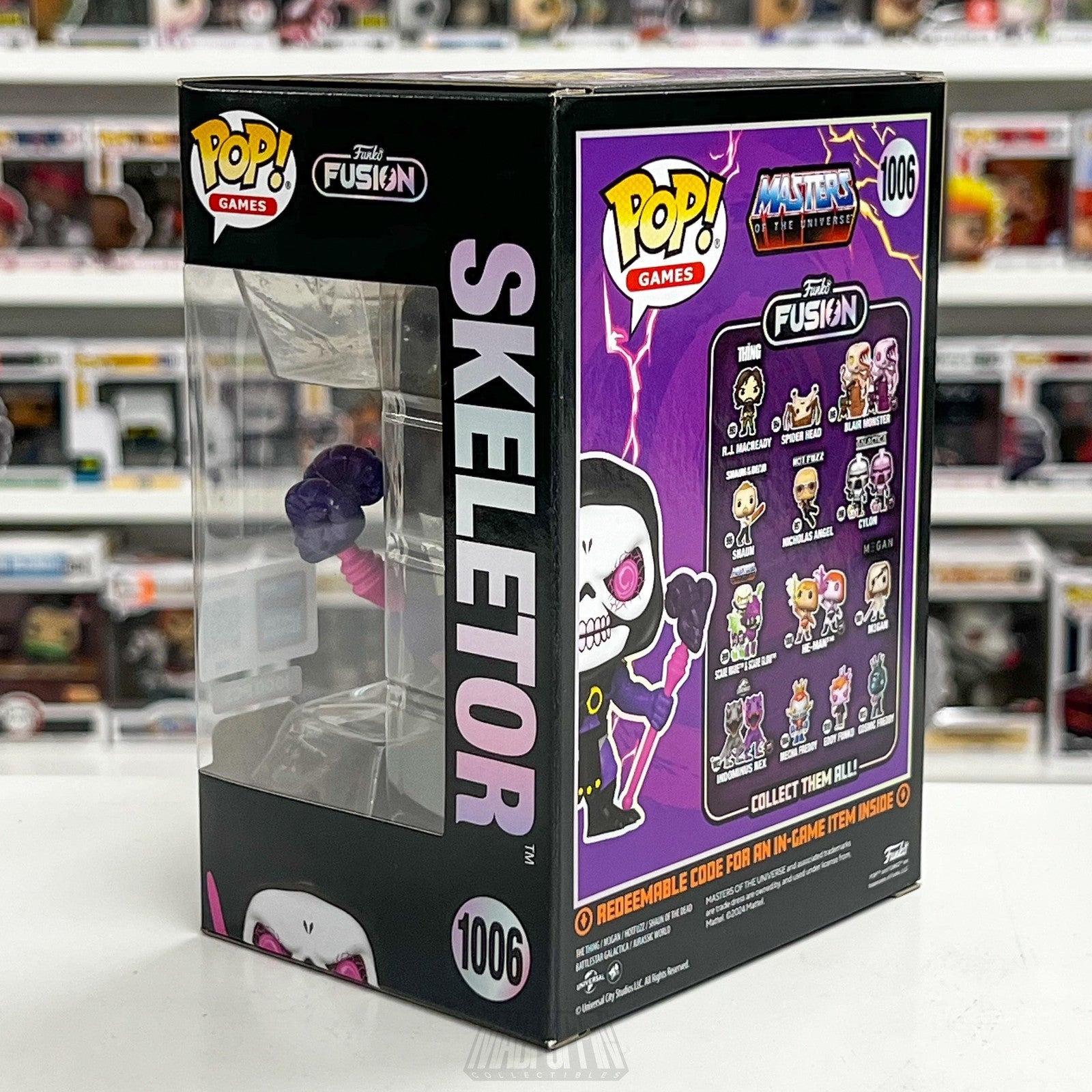 Funko Pop Fusion Skeletor 1006 NYCC 2024 Exclusive Masters Universe 1000 PCS