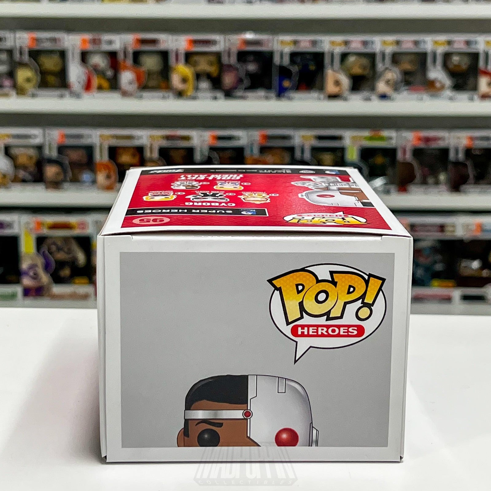 Funko Pop Heroes DC Comics Super Heroes Cyborg 95 Vinyl Figure New in Box Toy