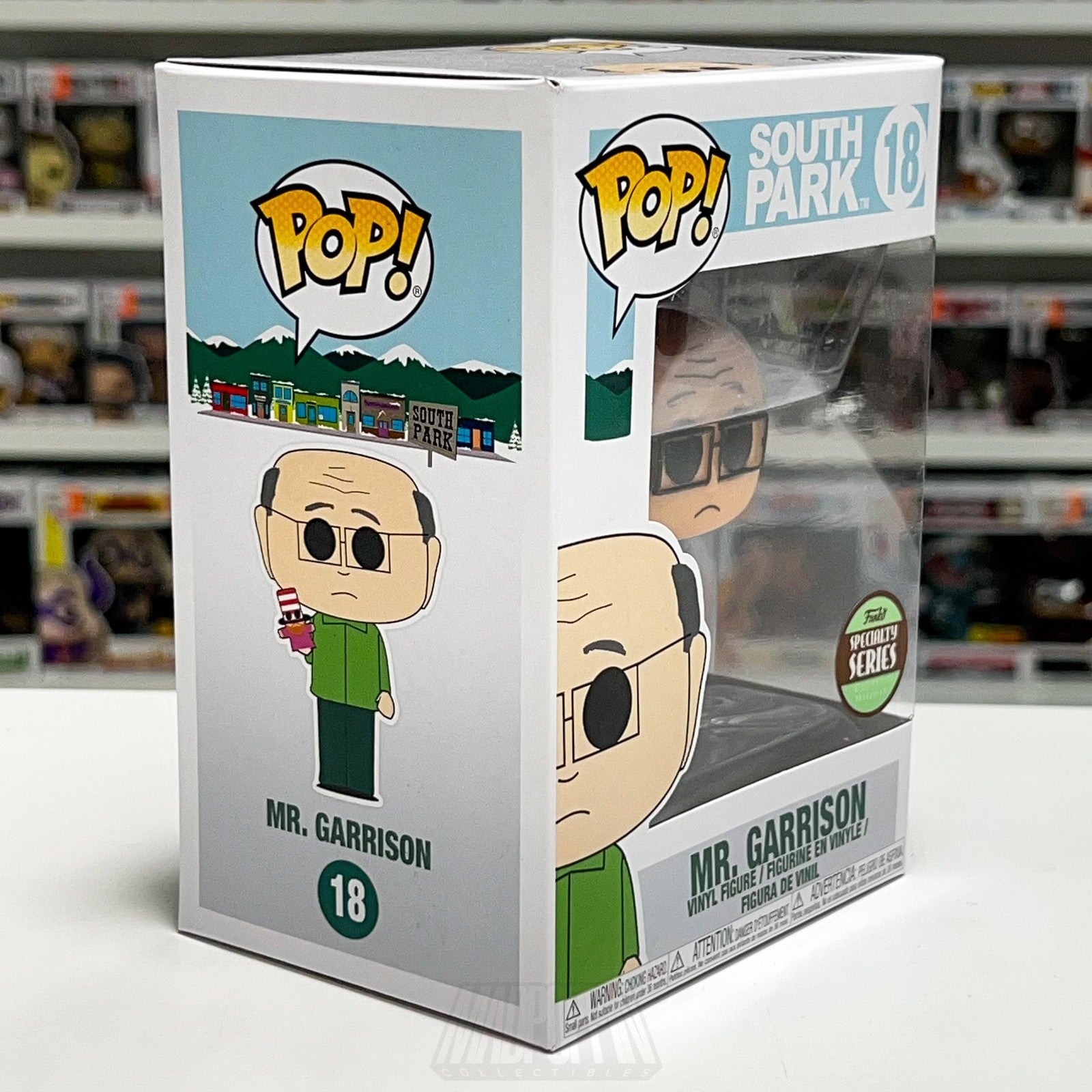 Funko Pop South Park Mr. Garrison 18 Specialty Series Exclusive Vinyl Figure Toy