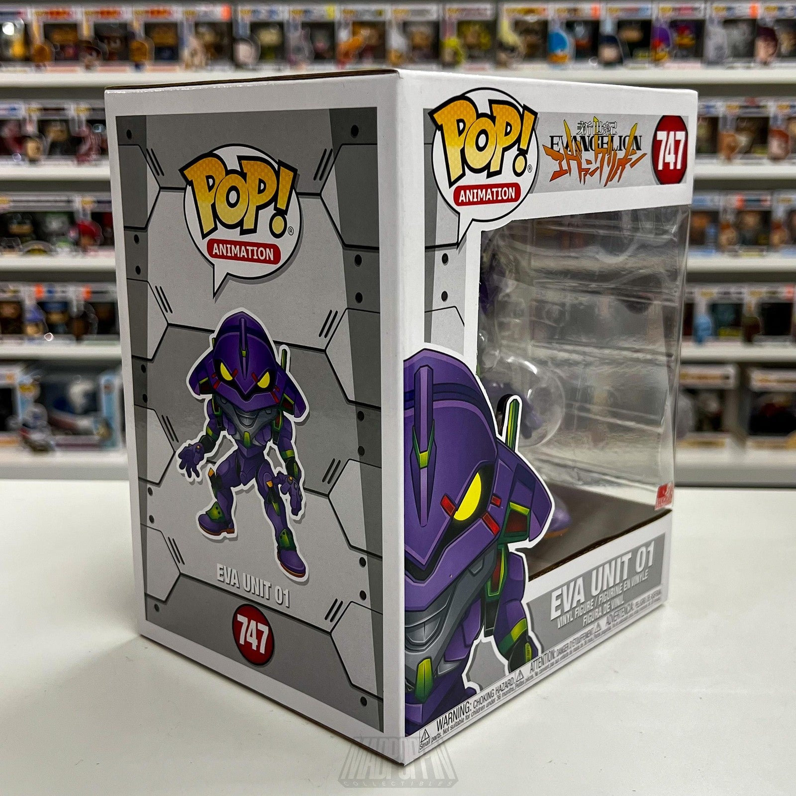 Funko Pop Evangelion EVA Unit 01 Vinyl Figure Neon Genesis Anime #747 New In Box