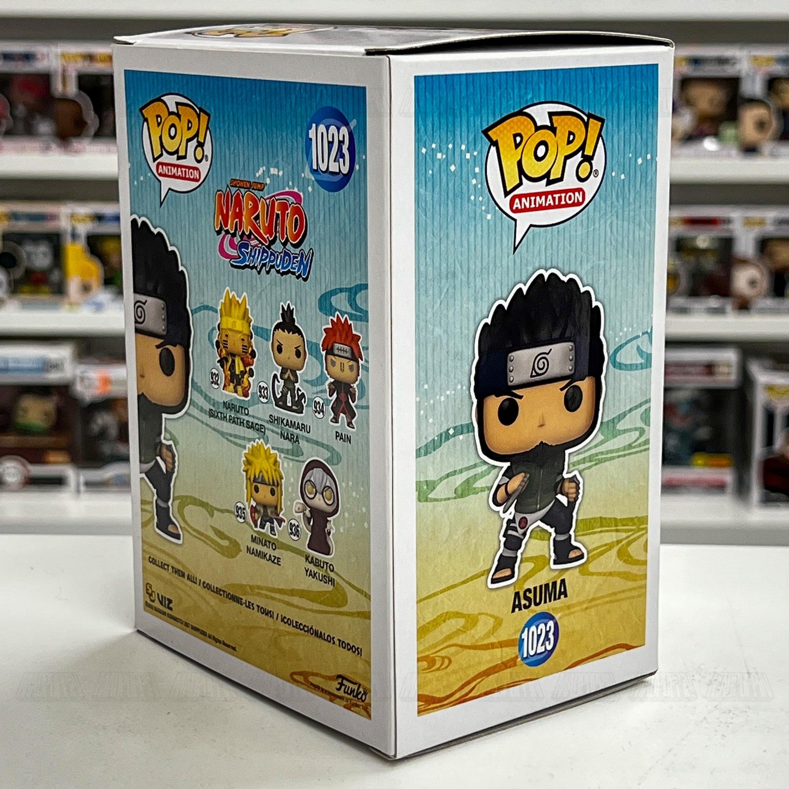 Funko Pop Naruto Shippuden Asuma #1023 Hot Topic Exclusive Vinyl Figure NIB