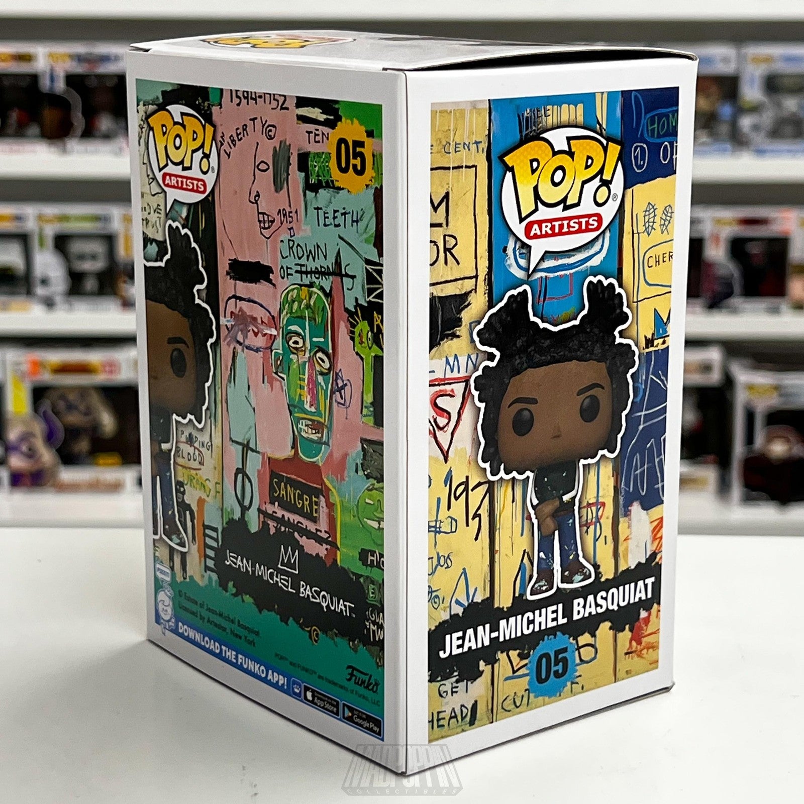 Funko Pop Jean-Michel Basquiat 05 Artist Series Vinyl Figure Art Collectible New