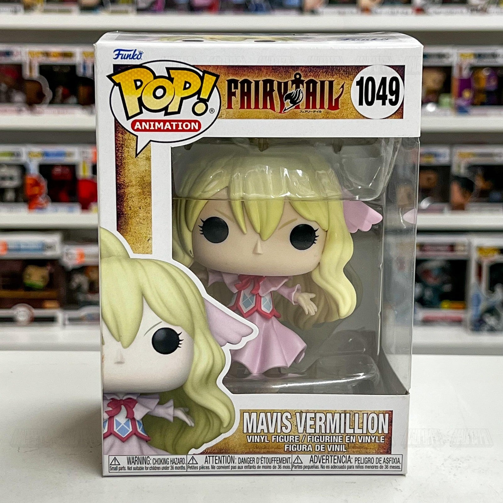Funko Pop Animation Fairy Tail 1049 Mavis Vermillion Vinyl Figure New