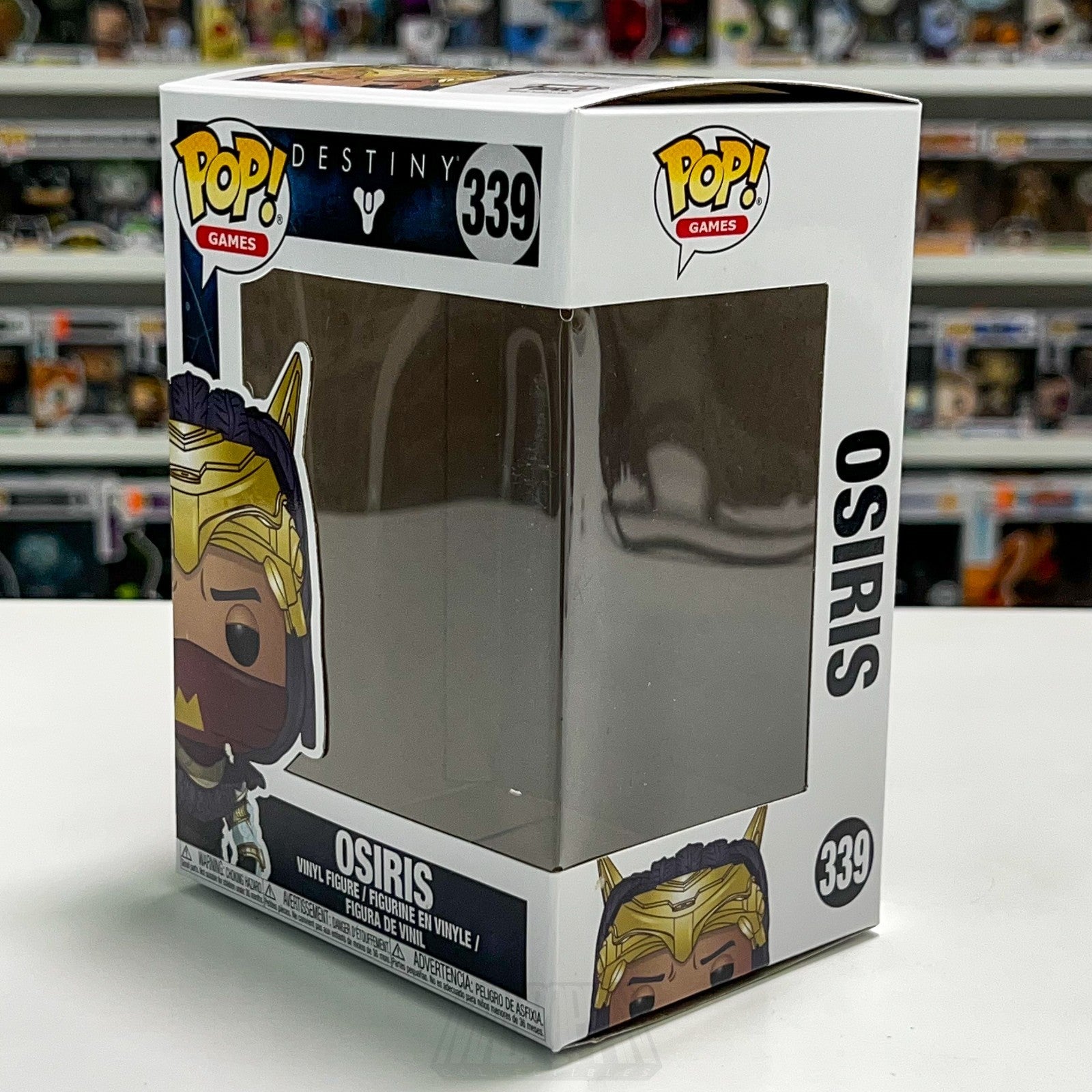 Funko Pop Games Destiny Osiris 339 BOX ONLY NO FIGURE NO INSERT Mint Playstation1