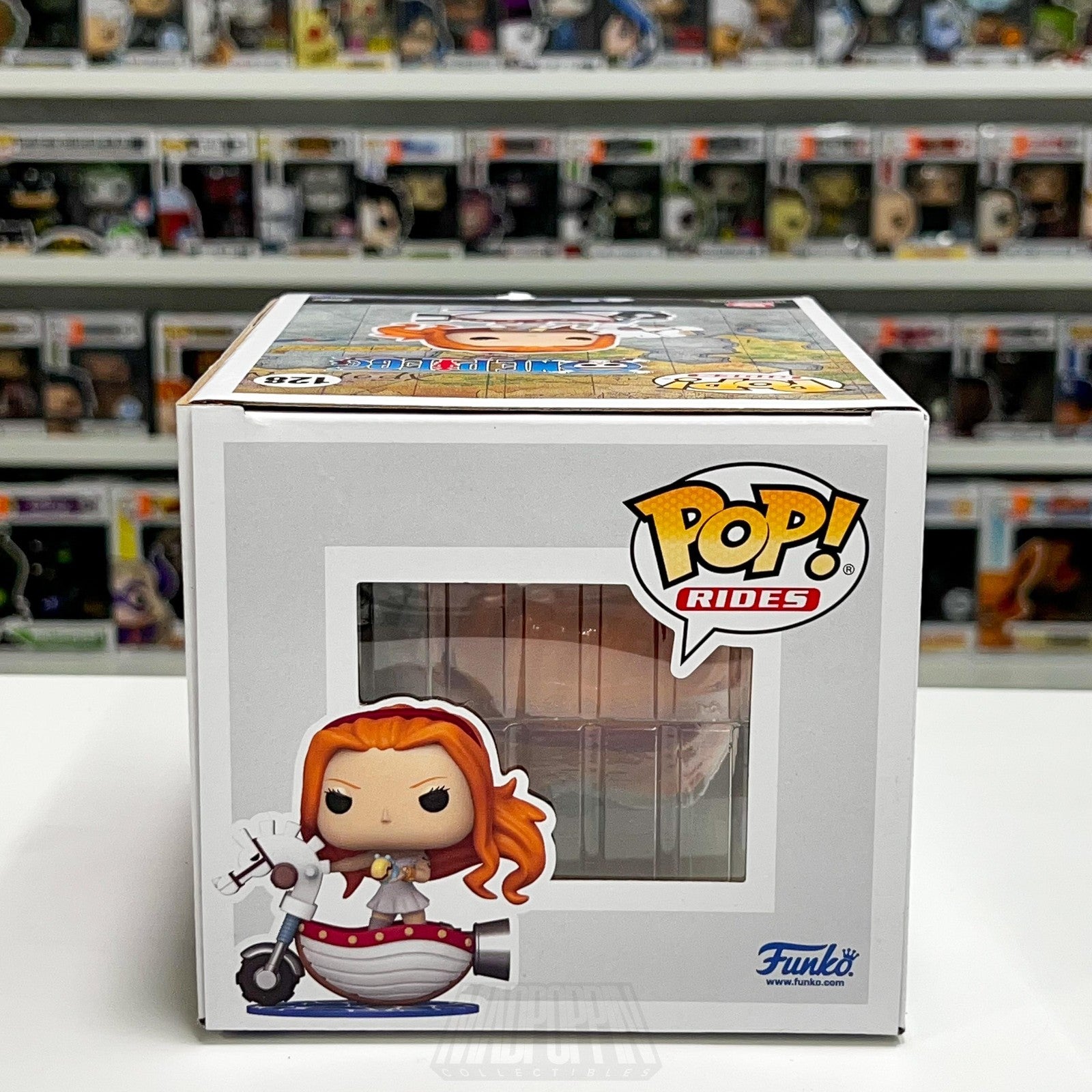 Funko Pop Rides 128 Nami White Hobby Horse One Piece Wondercon Limited Anime NIB