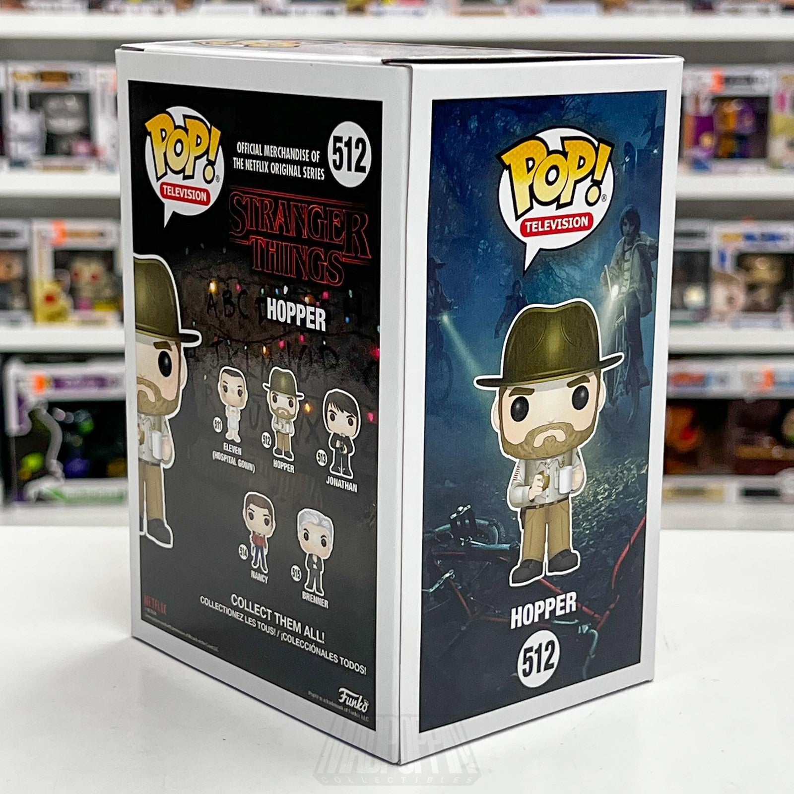 Funko Pop Television Stranger Things Hopper 512 Vinyl Figure Horror Toy Netflix4