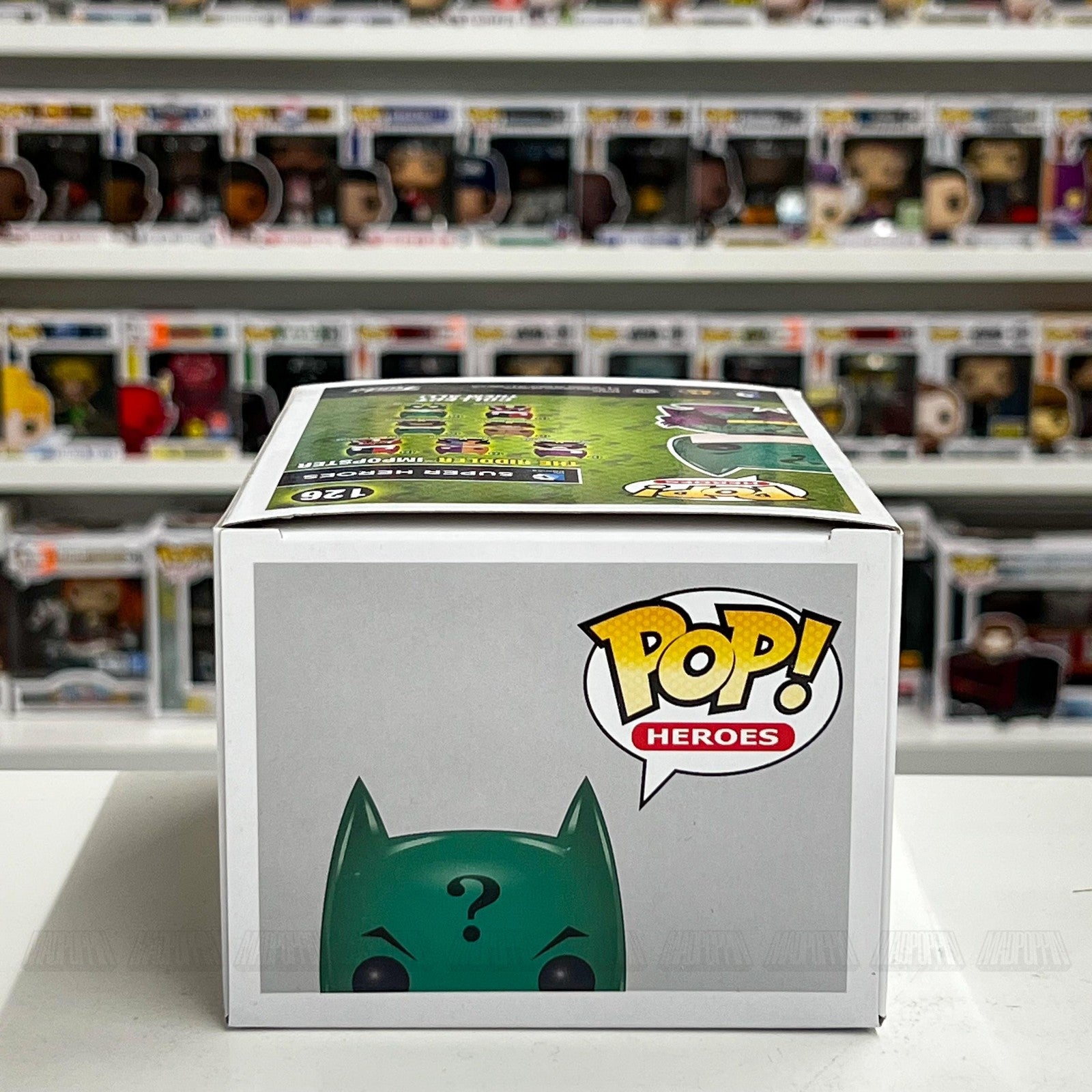 Funko Pop DC Super Heroes The Riddler Impopster 126 Vinyl Figure New in Box