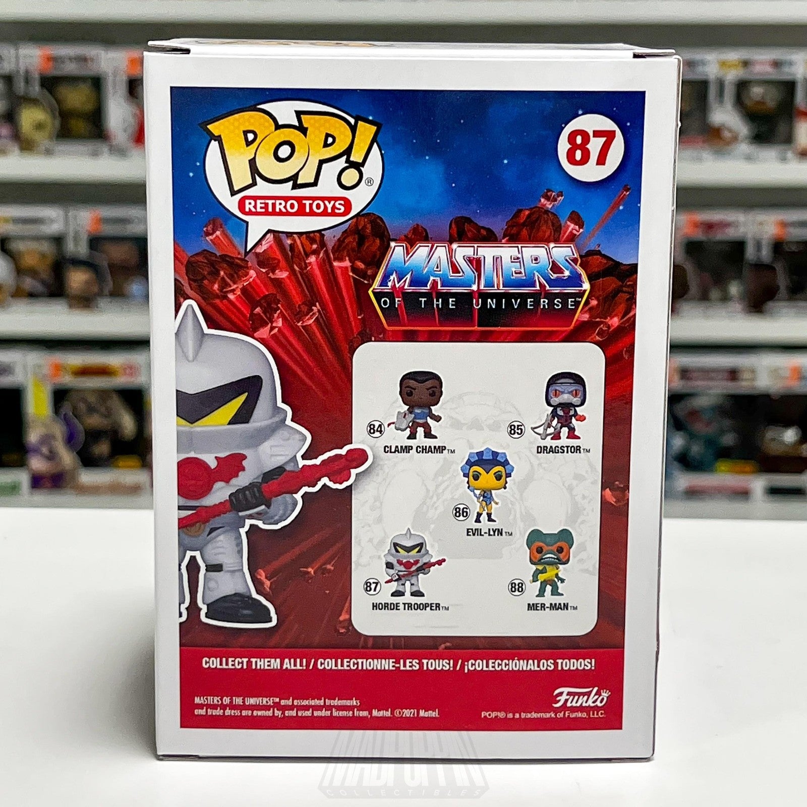 Funko Pop Masters of the Universe Horde Trooper 87 Retro Toys Vinyl Figure MOTU