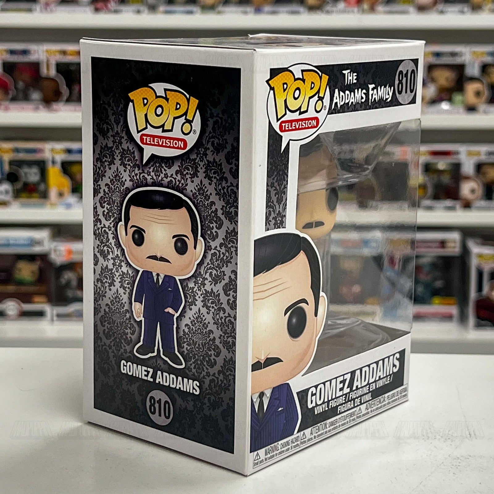Funko Pop Television Gomez Addams Family Vinyl Figure 810 TV Collectible New
