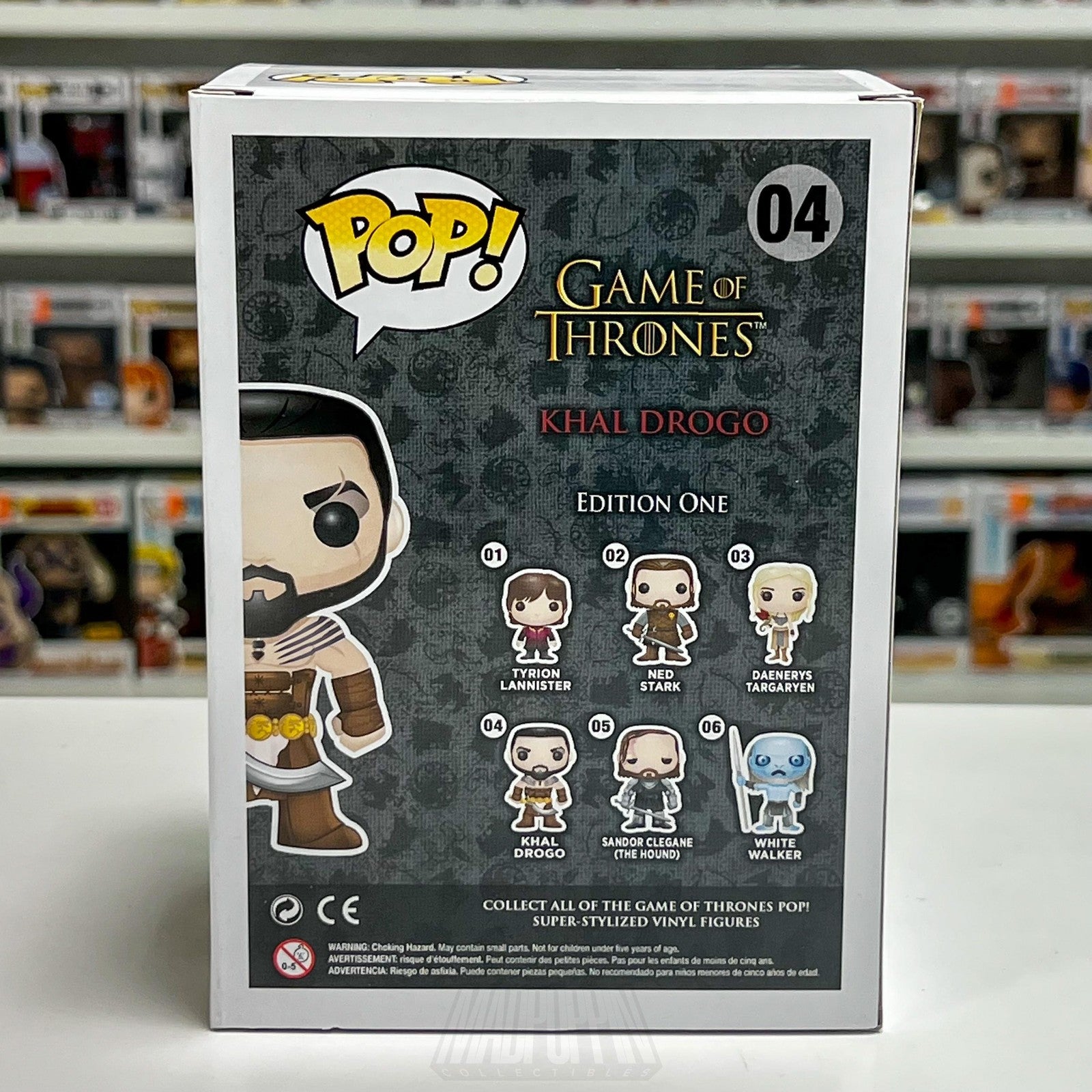 Funko Pop Game of Thrones Great Khal Drogo 04 Dothraki Vinyl Figure HBO Toy MIB