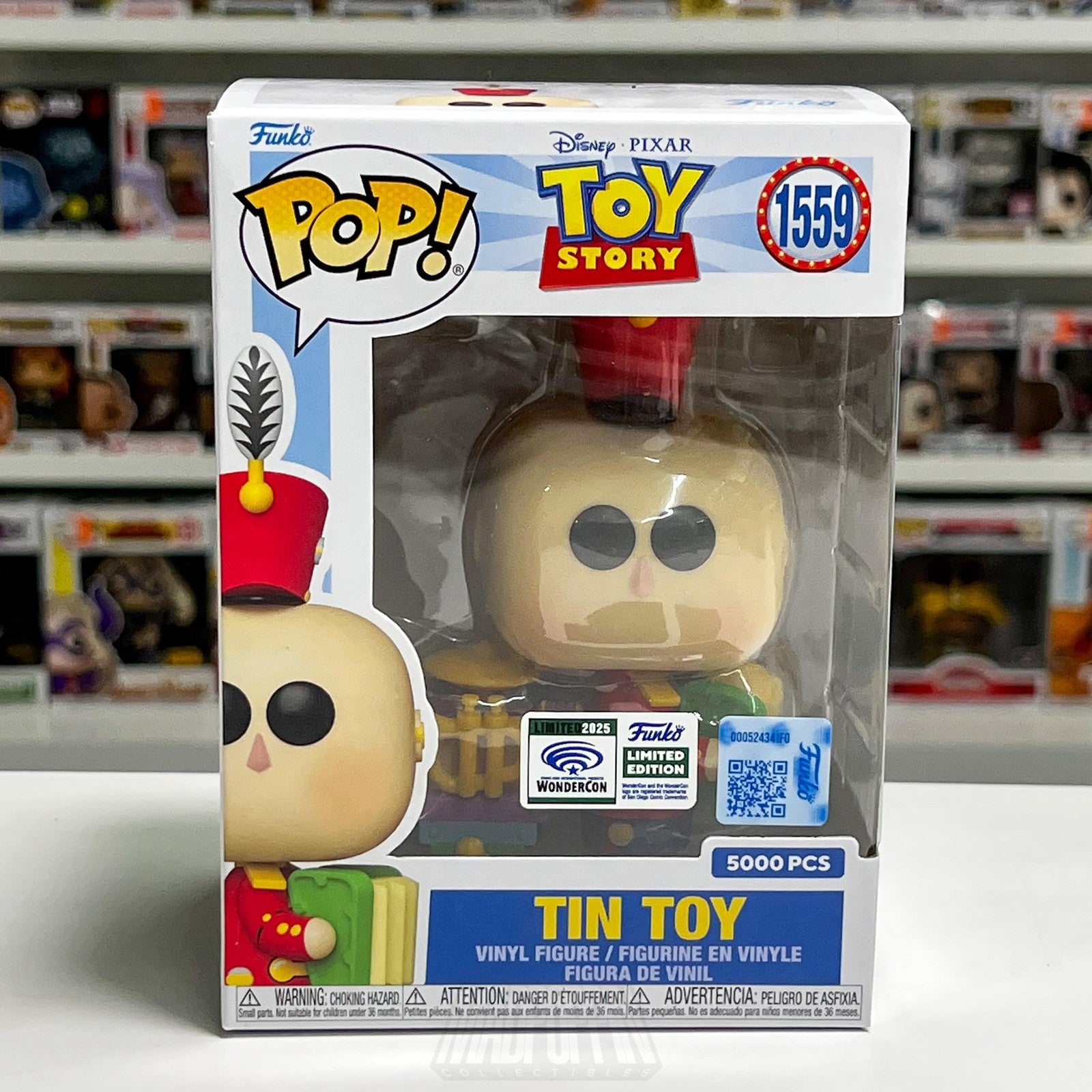 Funko Pop Toy Story Tin Toy 1559 Disney Pixar Limited 5000 PCS Exclusive Vinyl