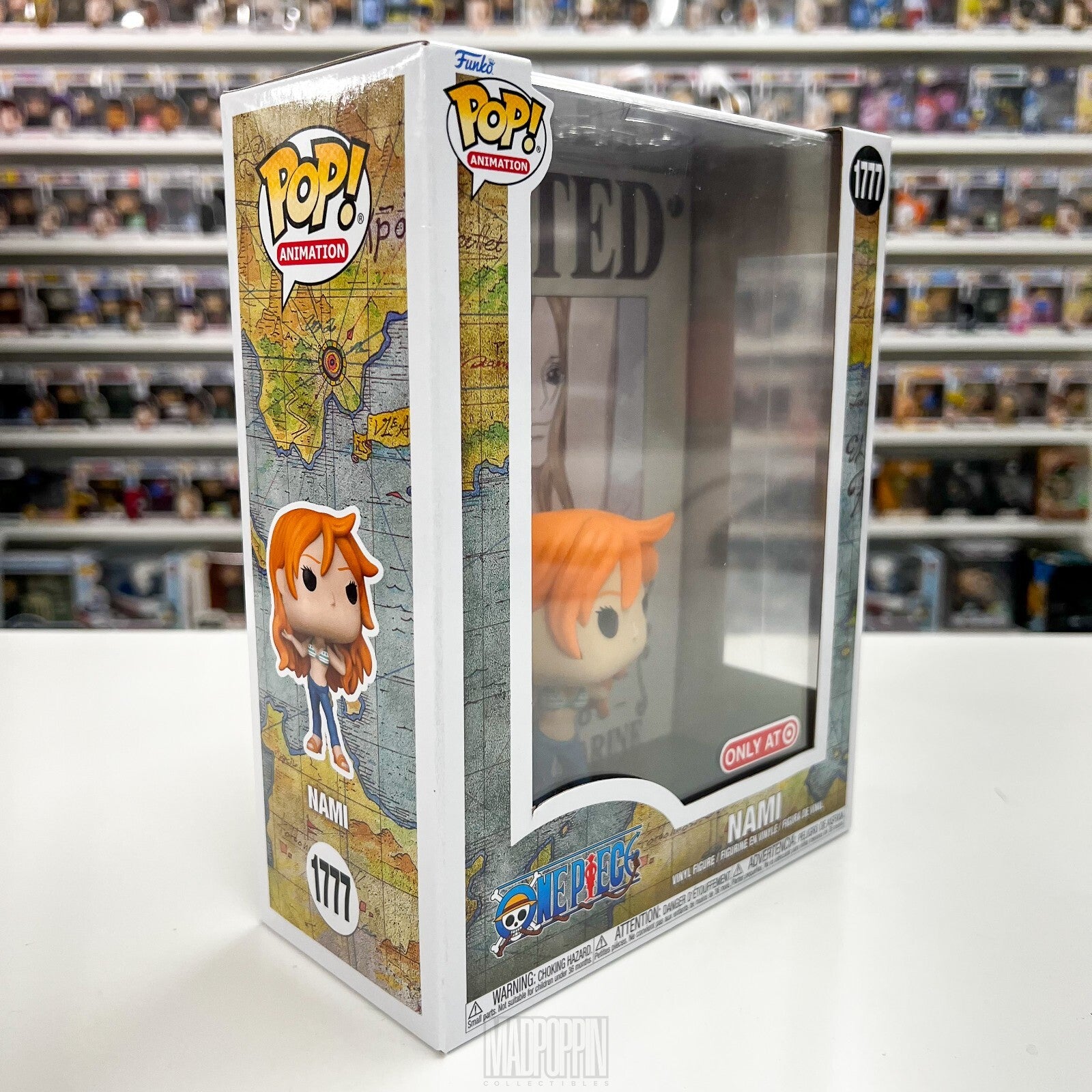 Funko Pop Anime One Piece Nami Wanted Poster Target Straw Hat Pirates 1777